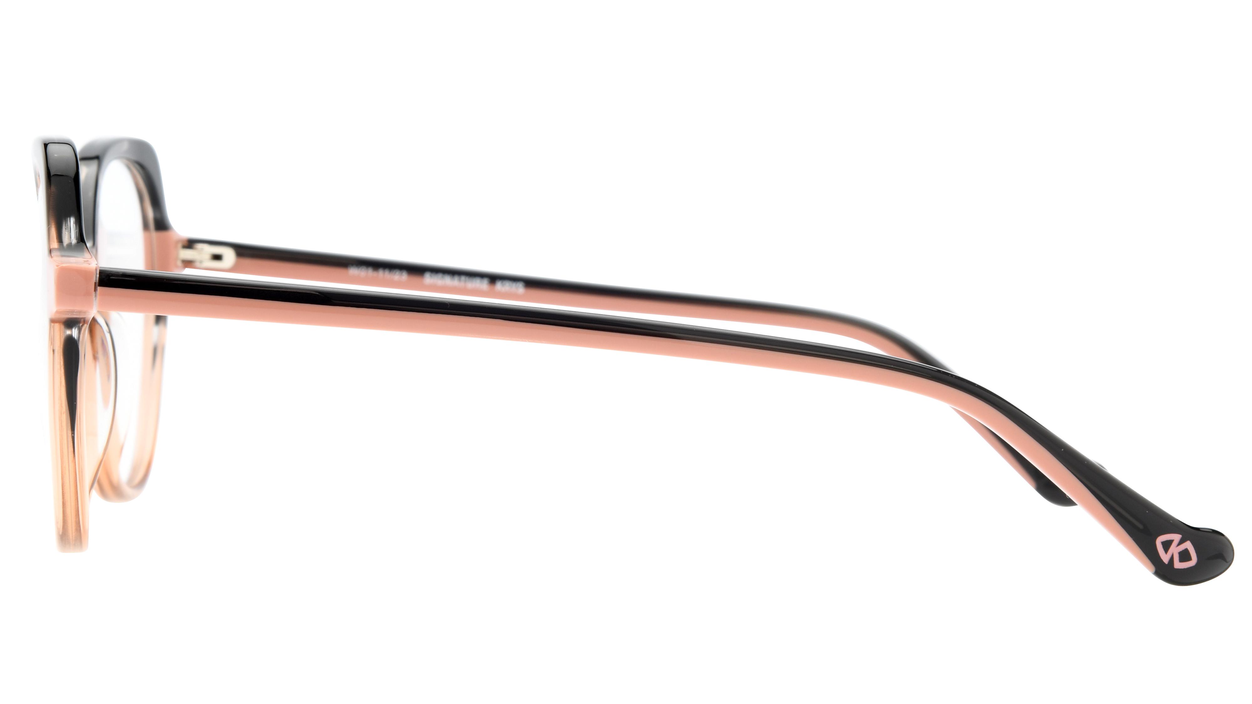 Lunettes de vue Signature Krys Femme Marron Papillon Kis2403 Gauche