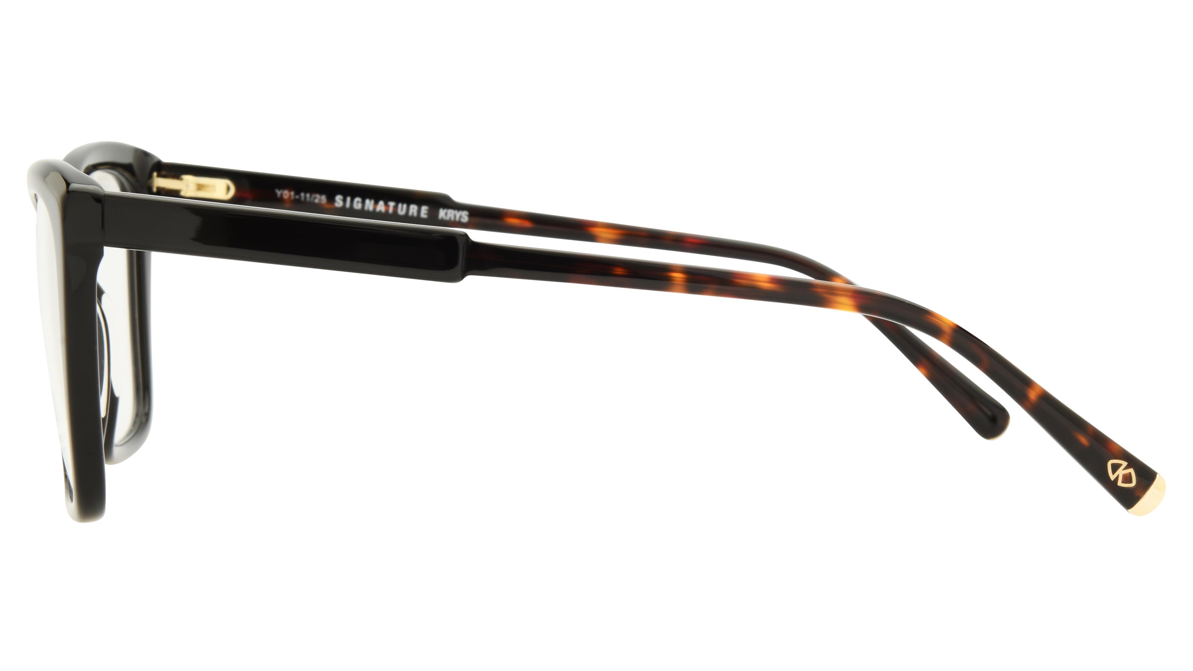 Lunettes de vue Signature Krys Femme Noir Papillon Ml2601 Gauche