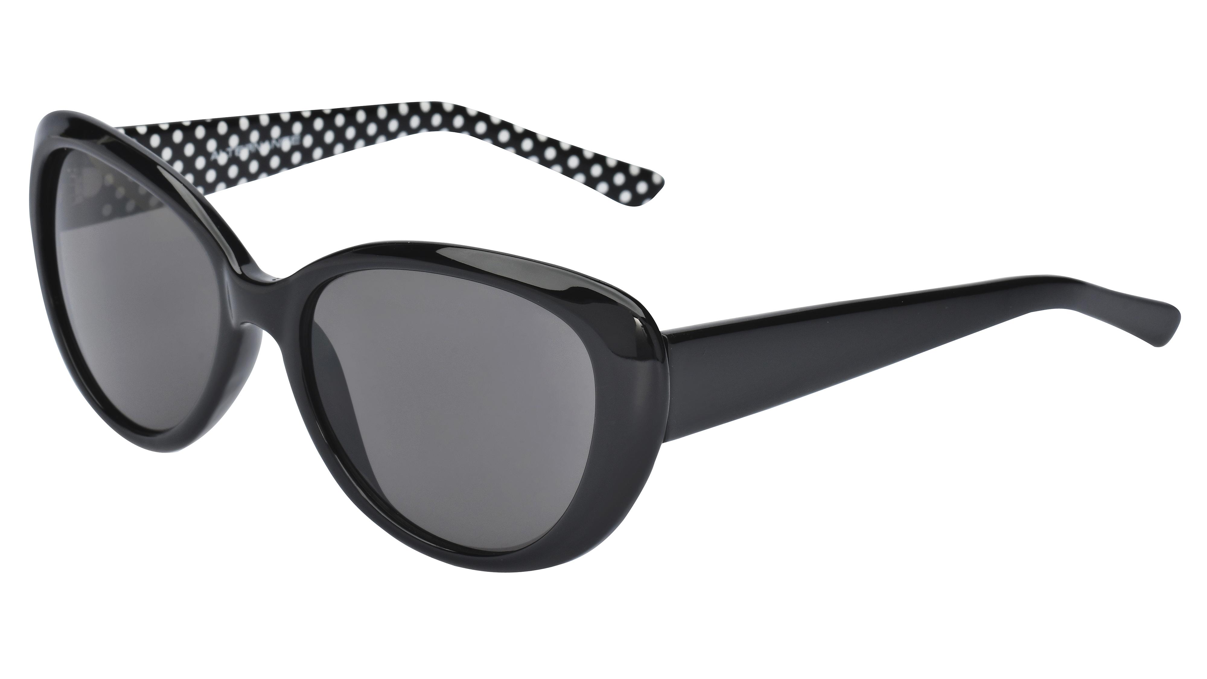 Lunettes de soleil Alternance Femme Noir Papillon Alt Trois-Quart
