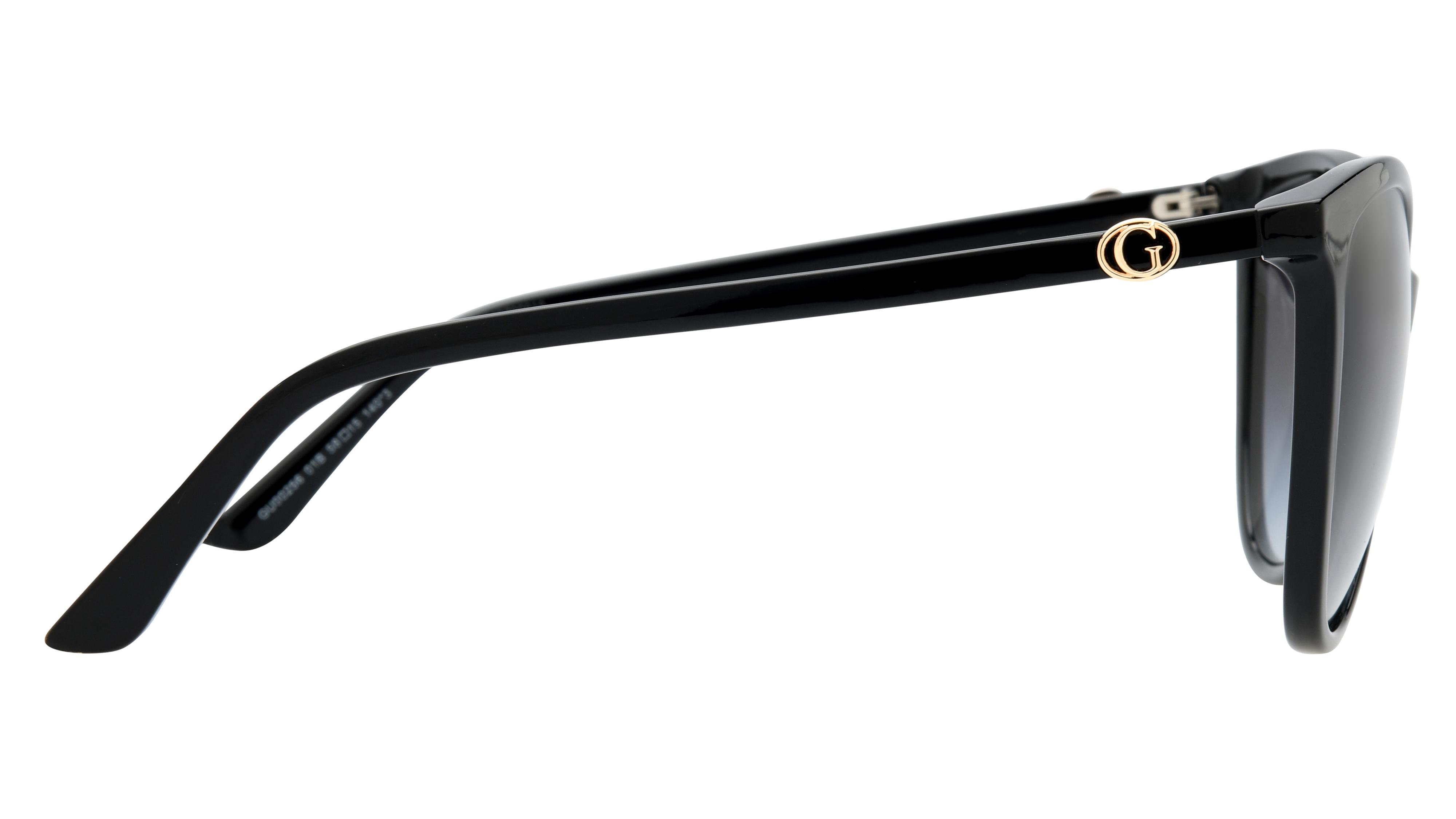 Lunettes de soleil Guess Femme Noir Papillon GU00256 Droite