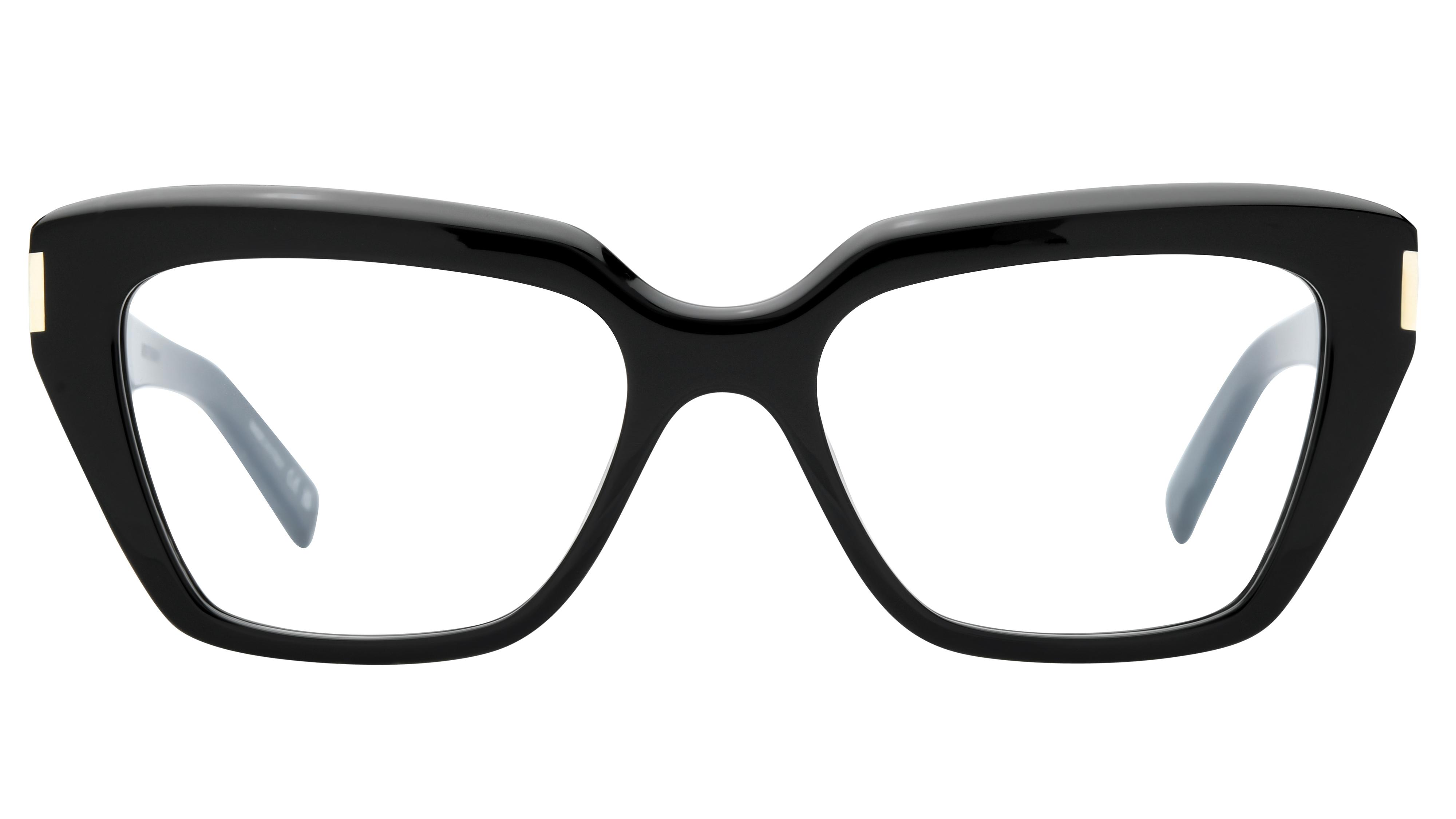 Lunettes de vue Saint Laurent Femme Noir Papillon Sl829 Face