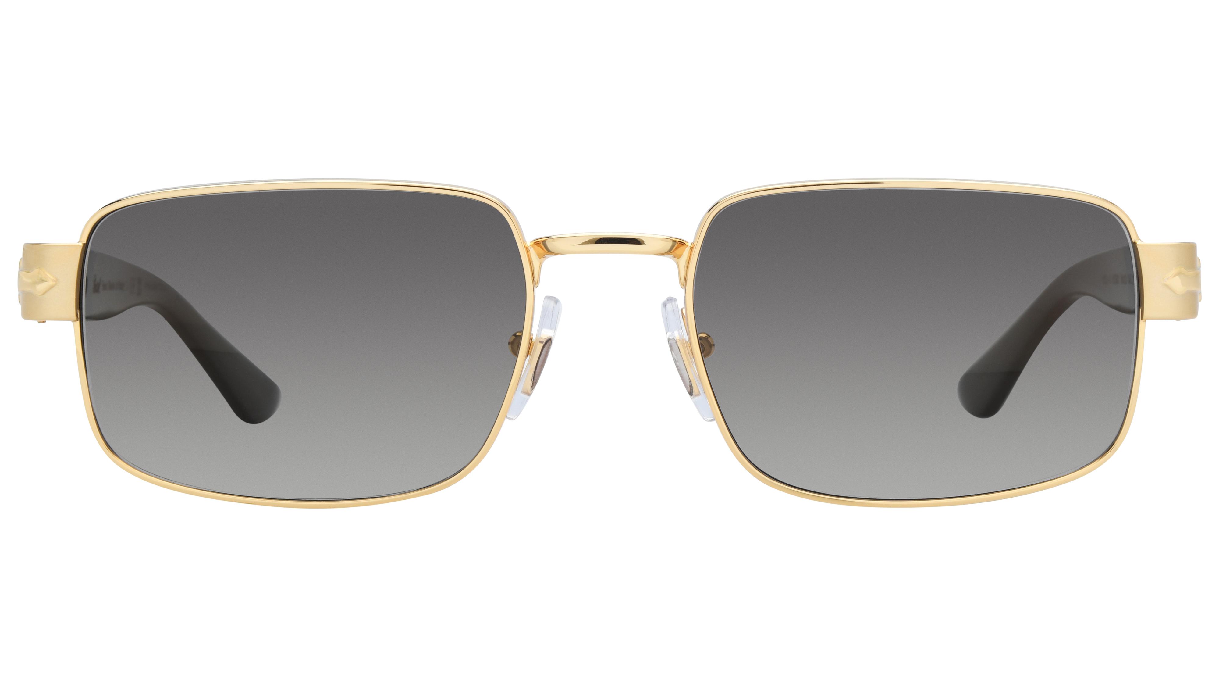 Lunettes de soleil Persol Mixte Or Rectangle PO1022S Face