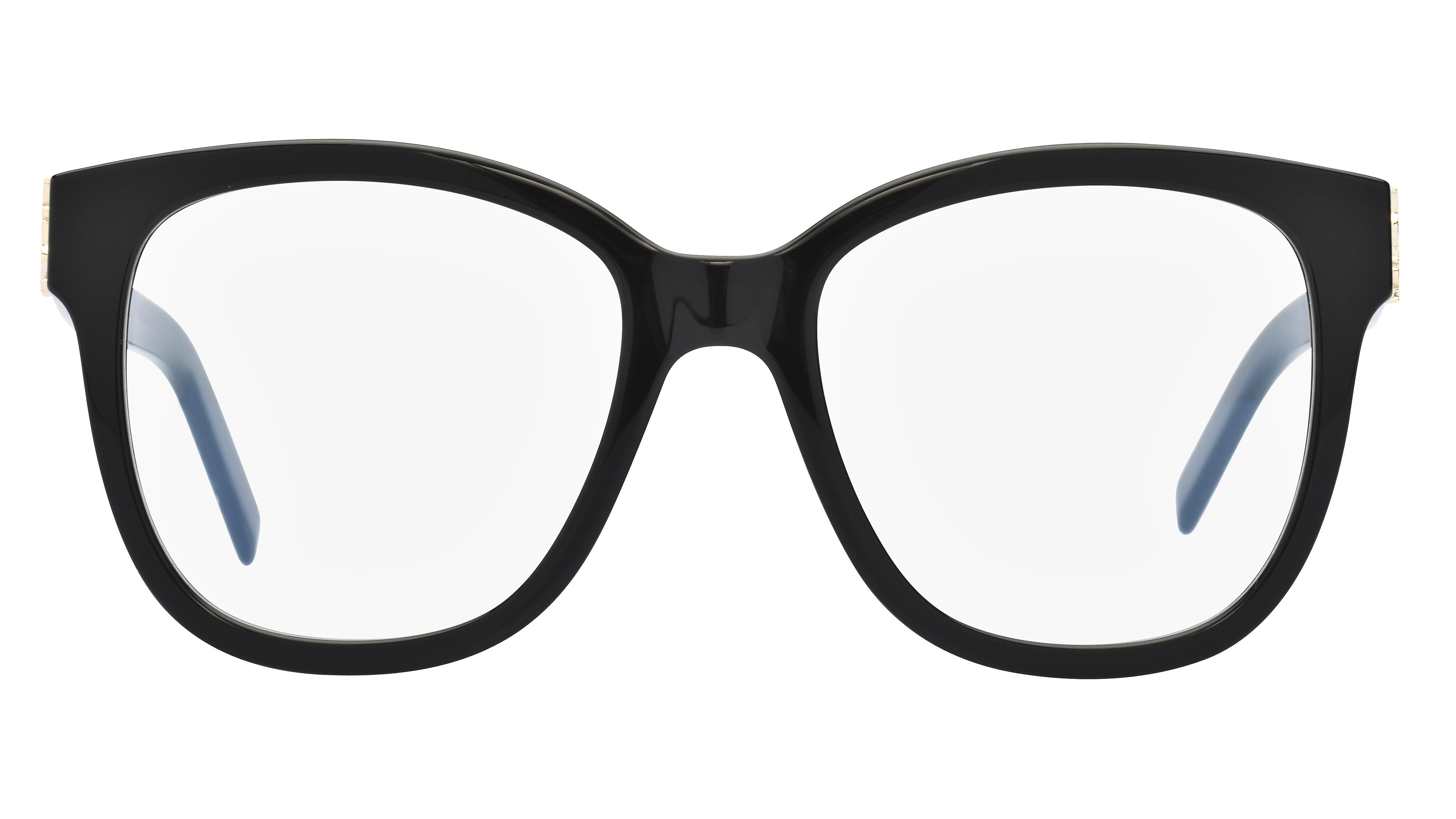 Lunettes de vue Saint Laurent Femme Noir Carré Slm97 Face