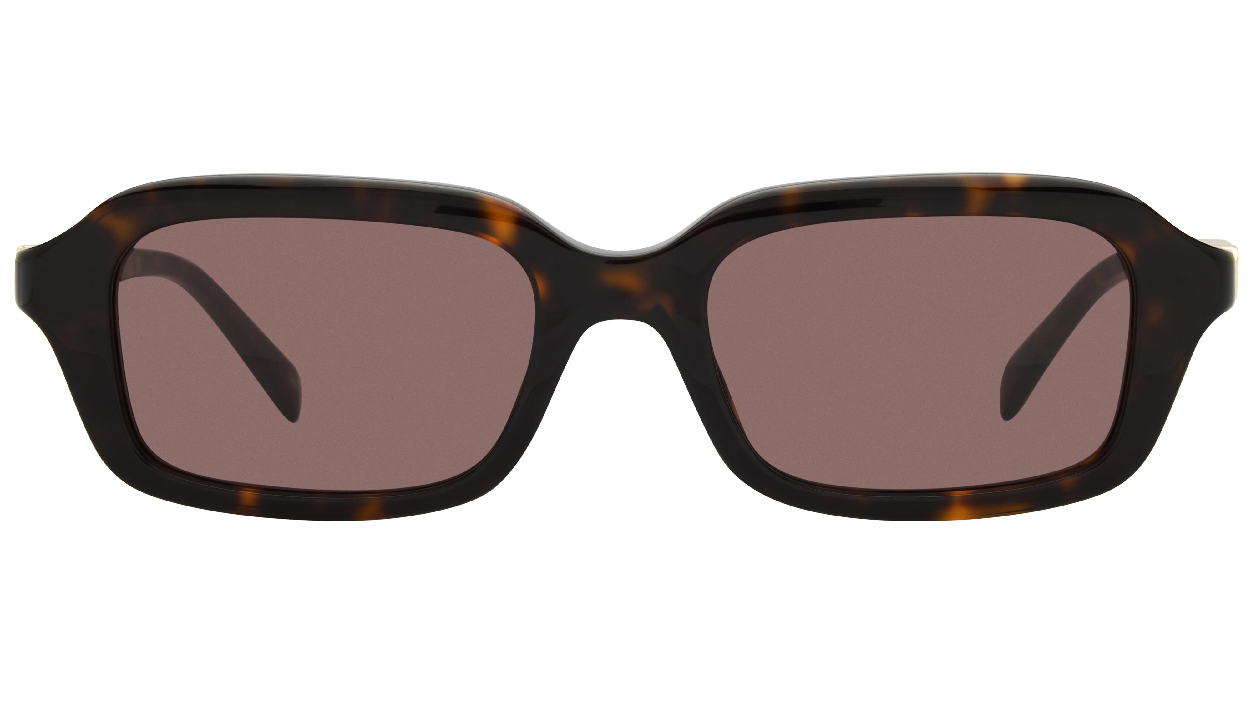 Lunettes de soleil Gucci Femme Écaille Rectangle Gg2152S Face