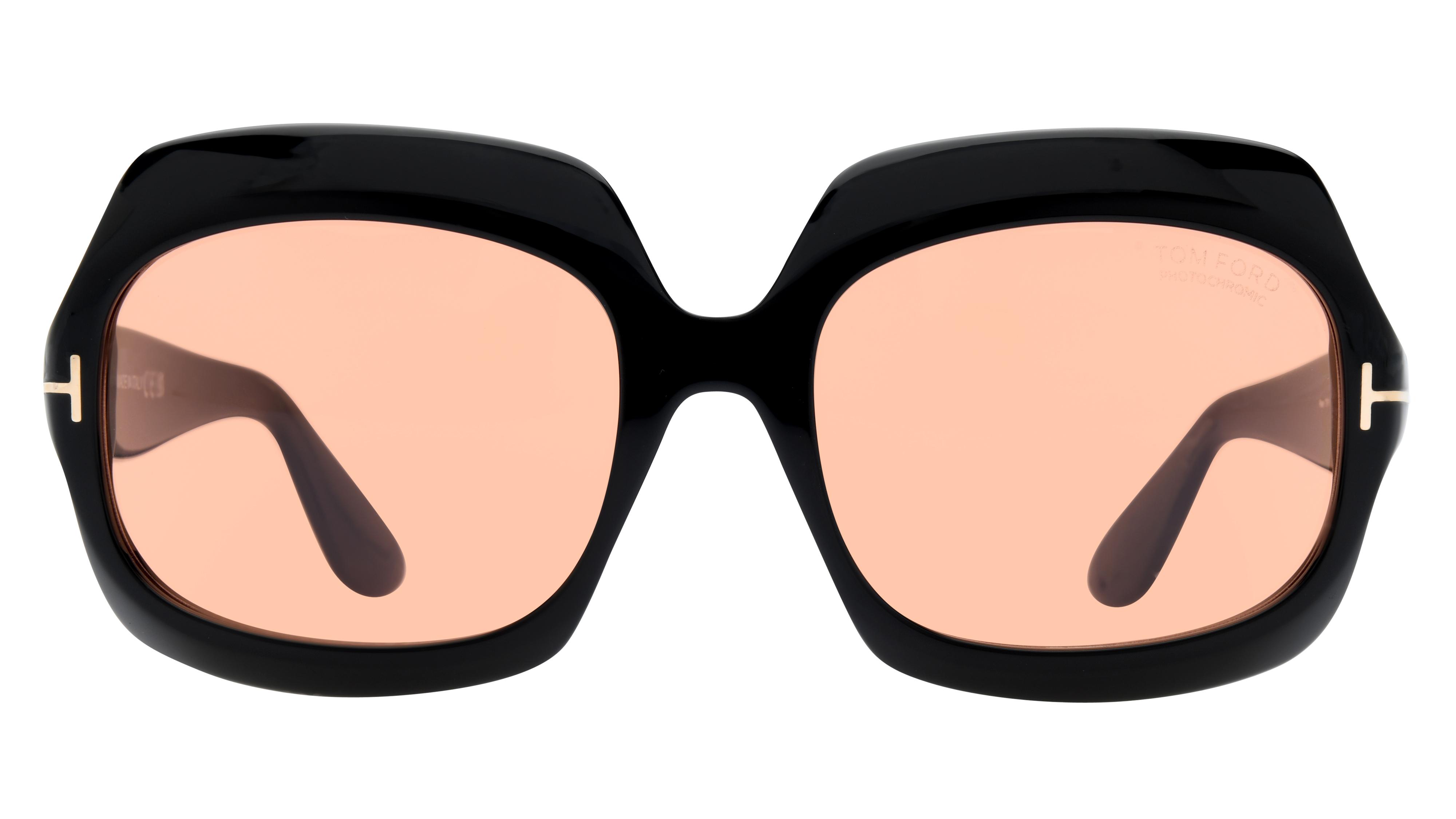 Lunettes de soleil Tom Ford Femme Noir Carré FT1155 Face