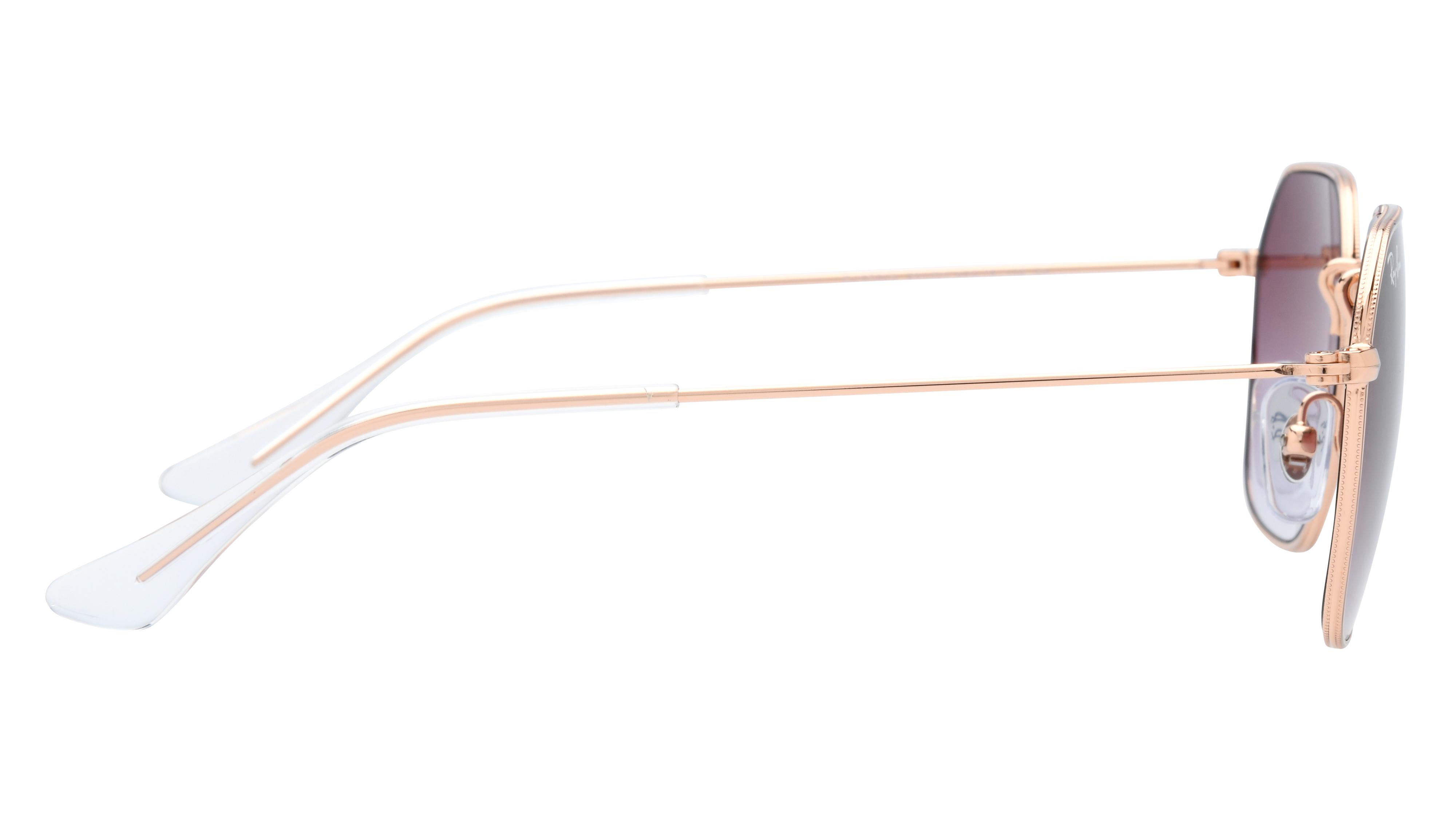 Lunettes de soleil Ray-Ban Mixte Or Carré Rj9594S Droite