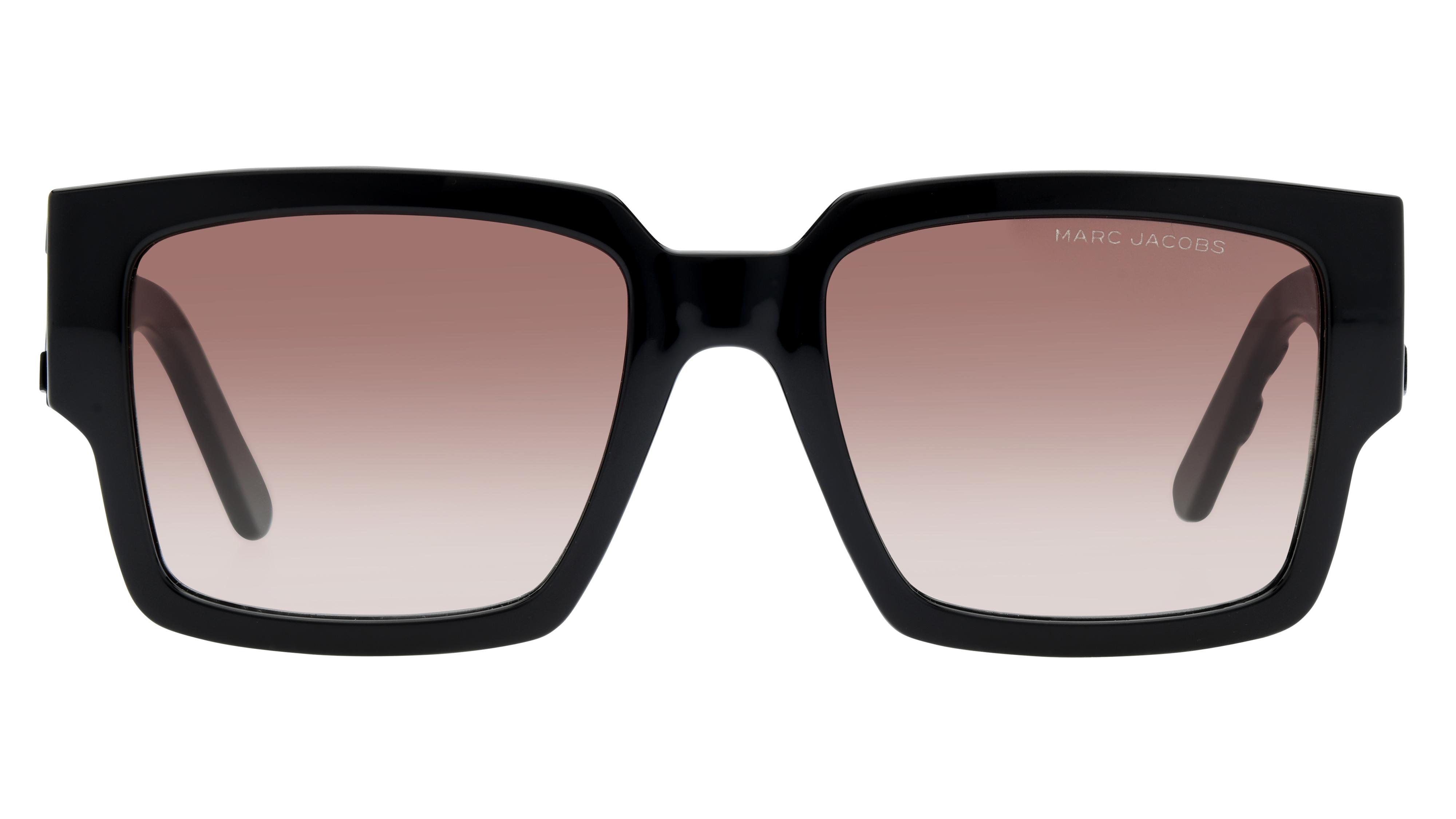 Lunettes de soleil Marc Jacobs Femme Noir Rectangle Marc739/S Face