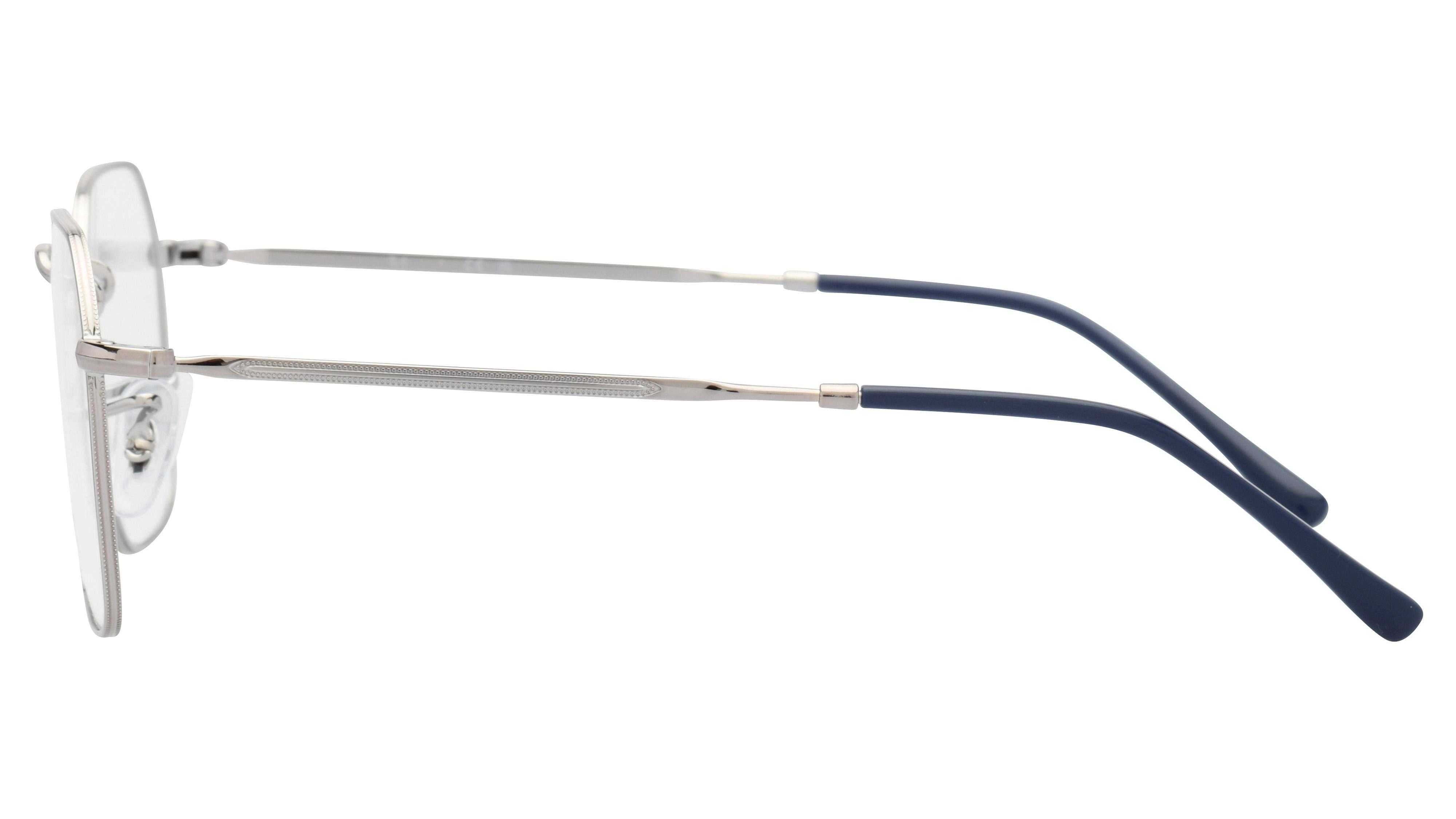Lunettes de vue Ray-Ban Mixte Argent Carré Rx3694V Gauche