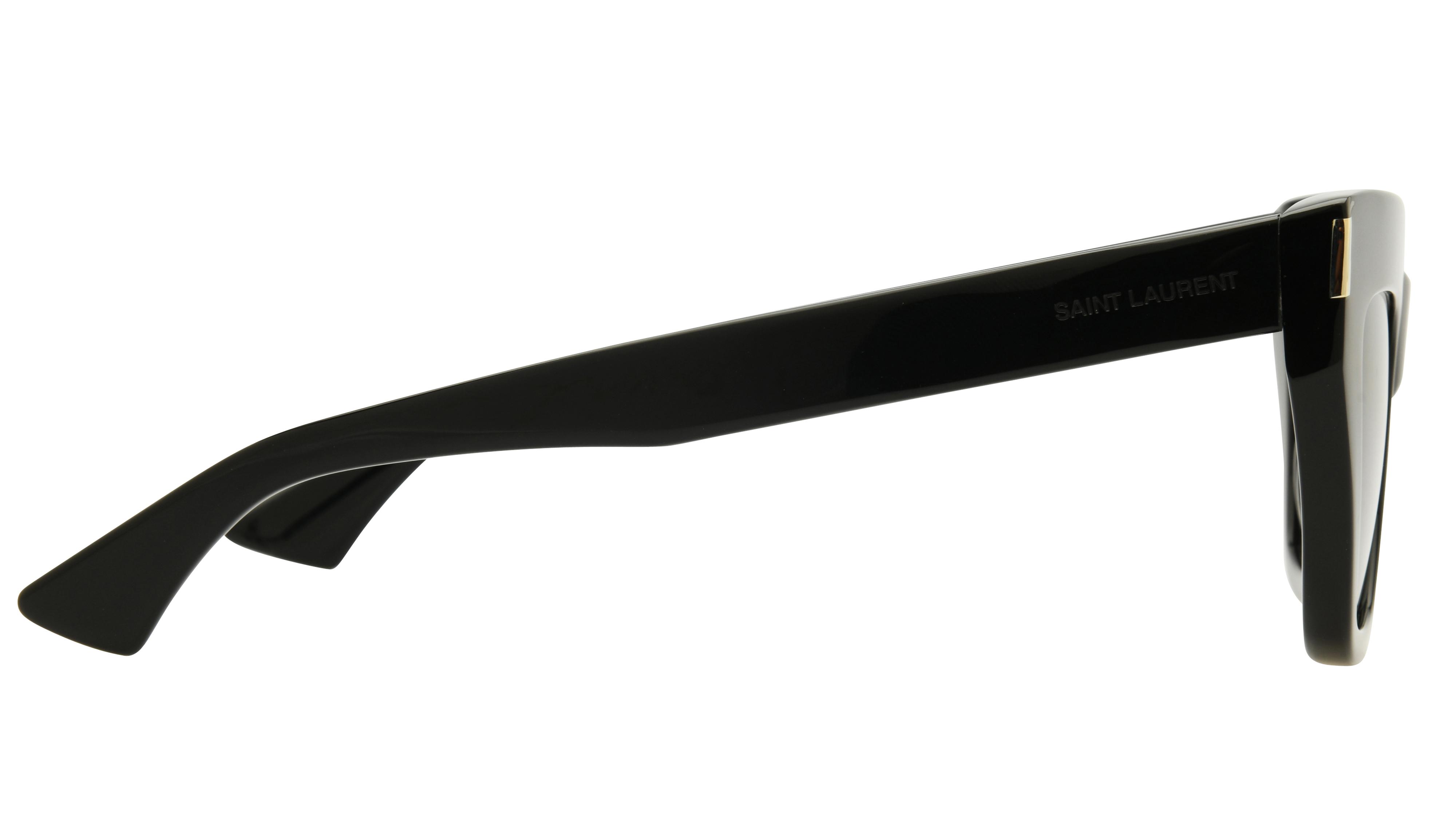 Lunettes de soleil Saint Laurent Femme Noir Papillon sl759 Droite
