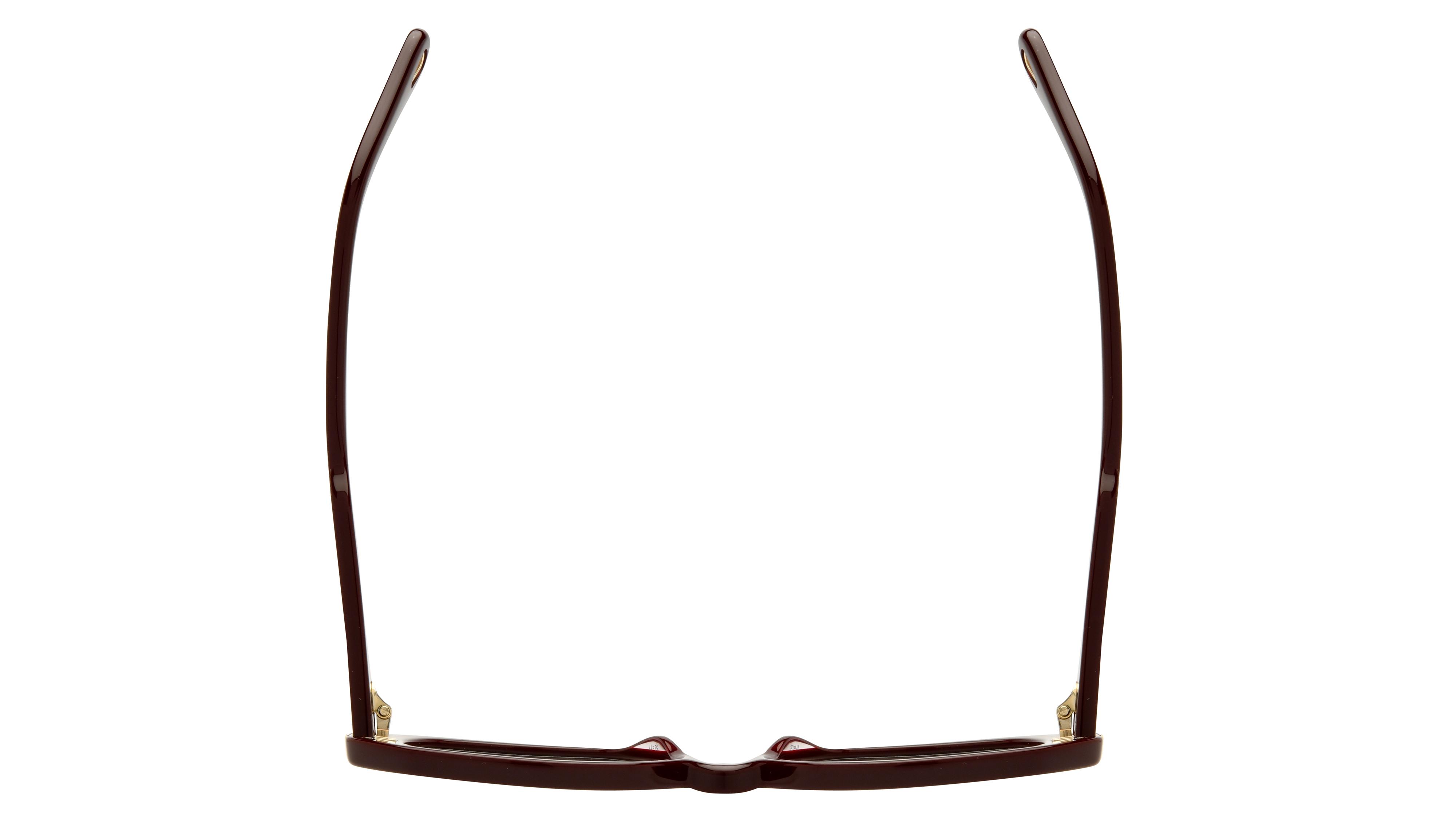 Lunettes de vue Chloé Femme Rouge Rectangle Ch0266O Dessus