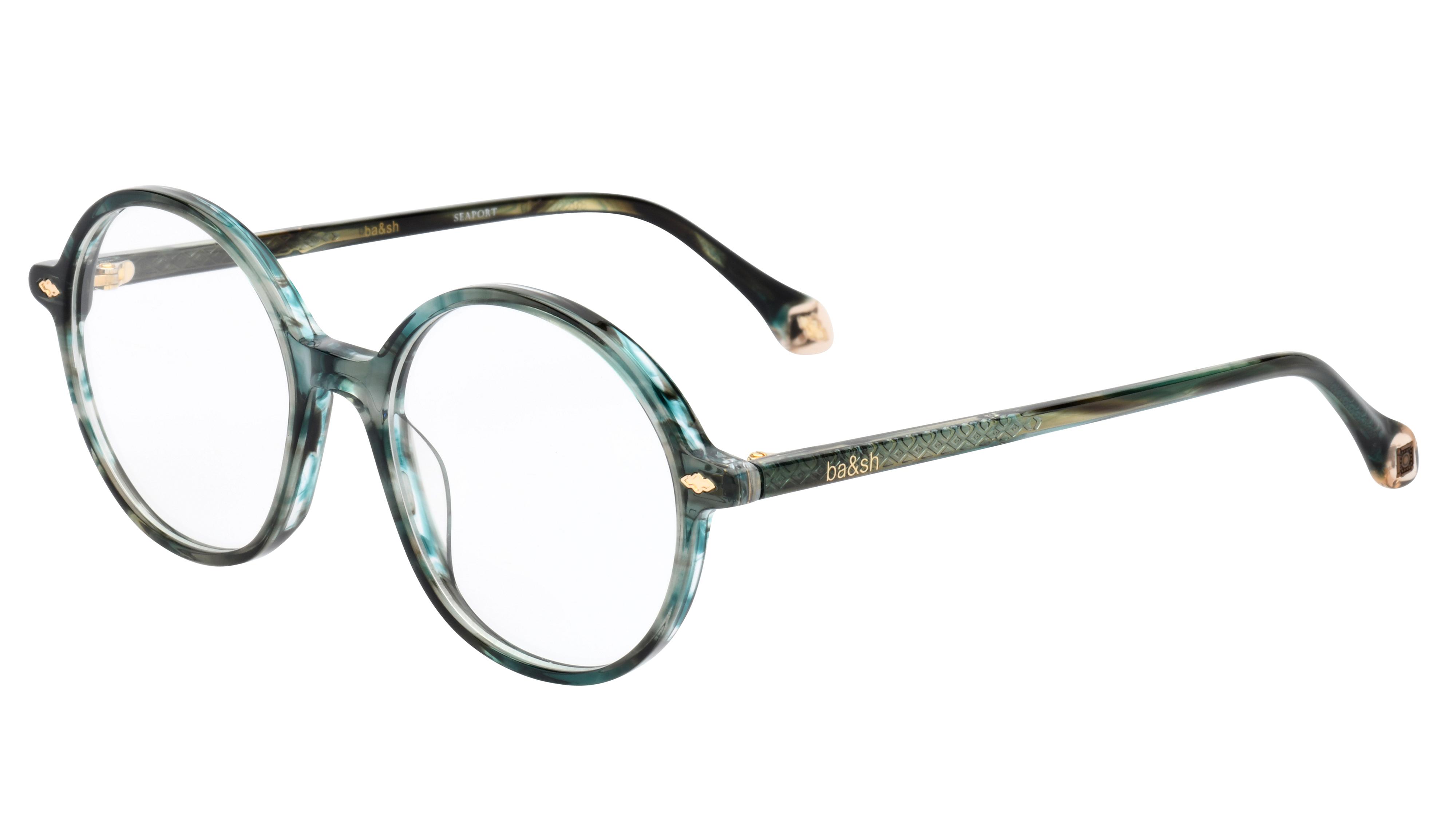 Lunettes de vue ba sh BA1055 Ve70 Ecaille Fonce I Ronde Krys