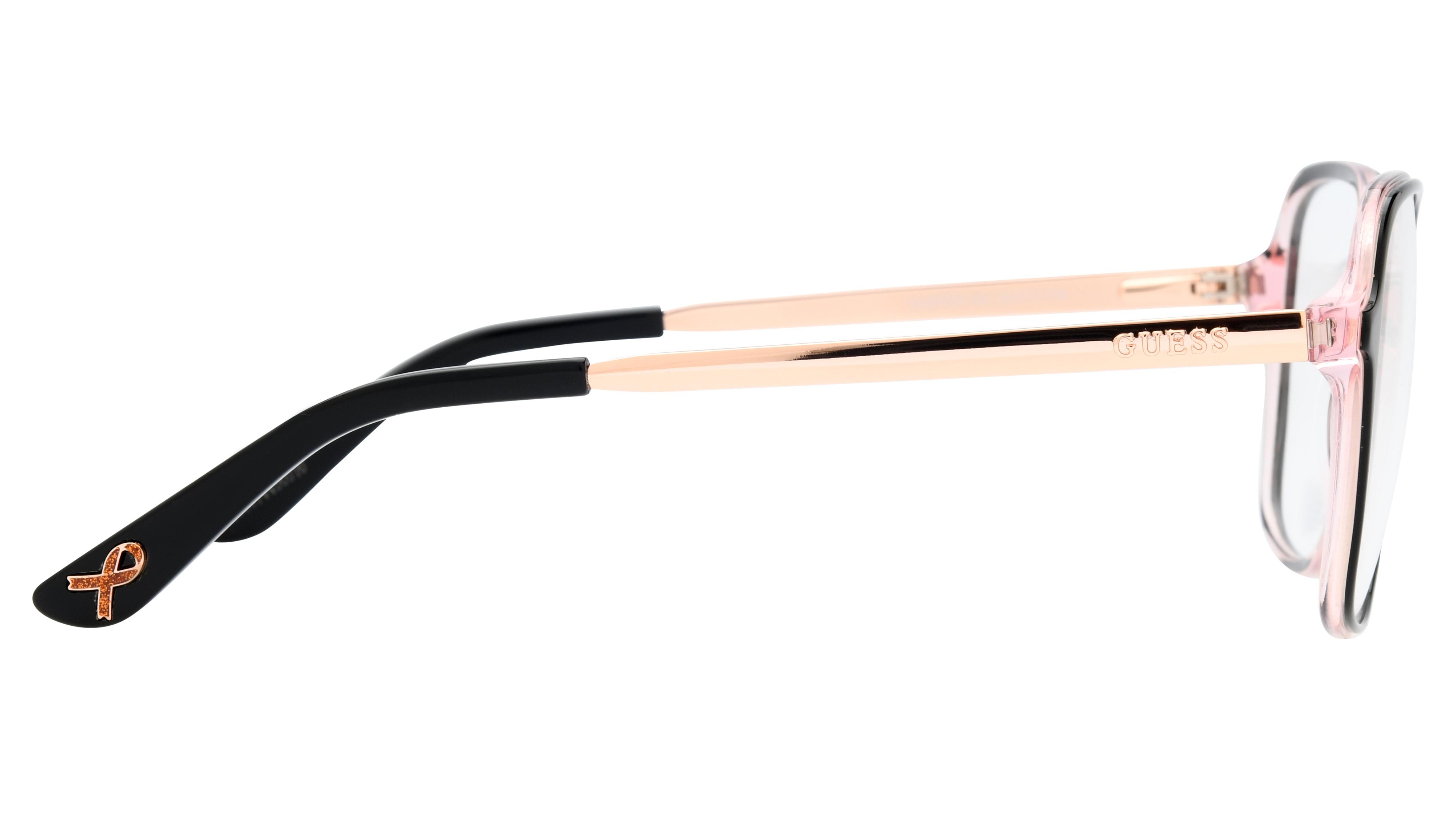 Lunettes de vue Guess Femme Noir Carré GU50320 Droite