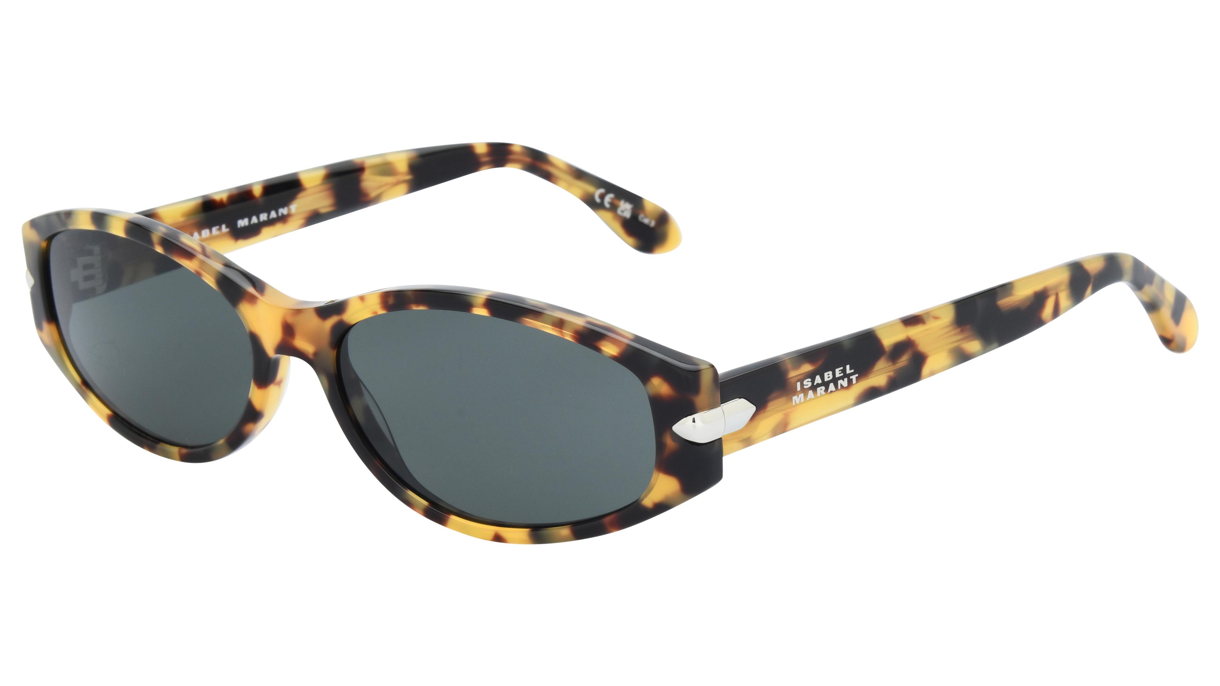 Lunettes de soleil Isabel Marant Femme Écaille Ovale Im Trois-Quart