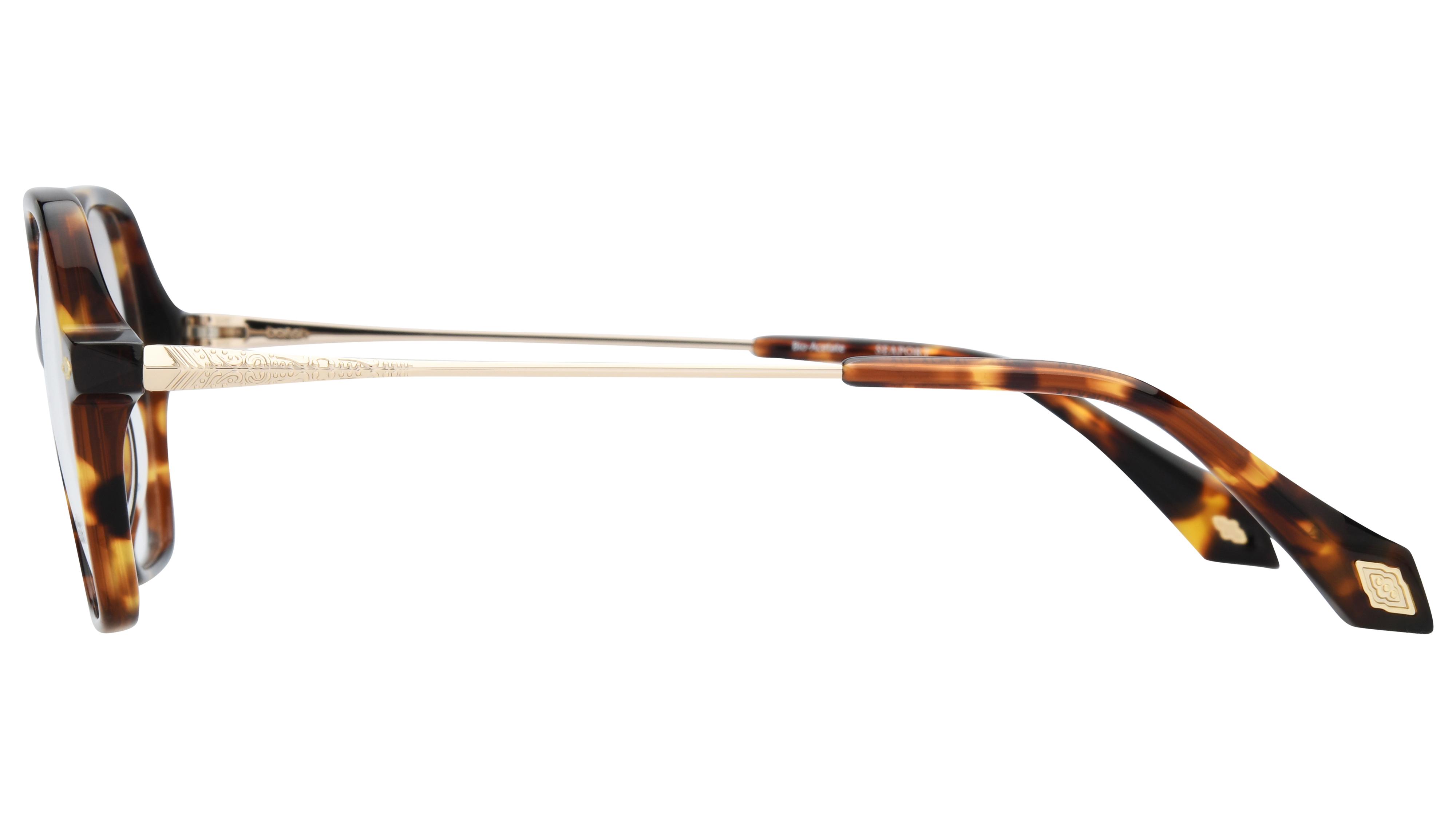 Lunettes de vue ba&sh Femme Écaille Carré ba2013 Gauche