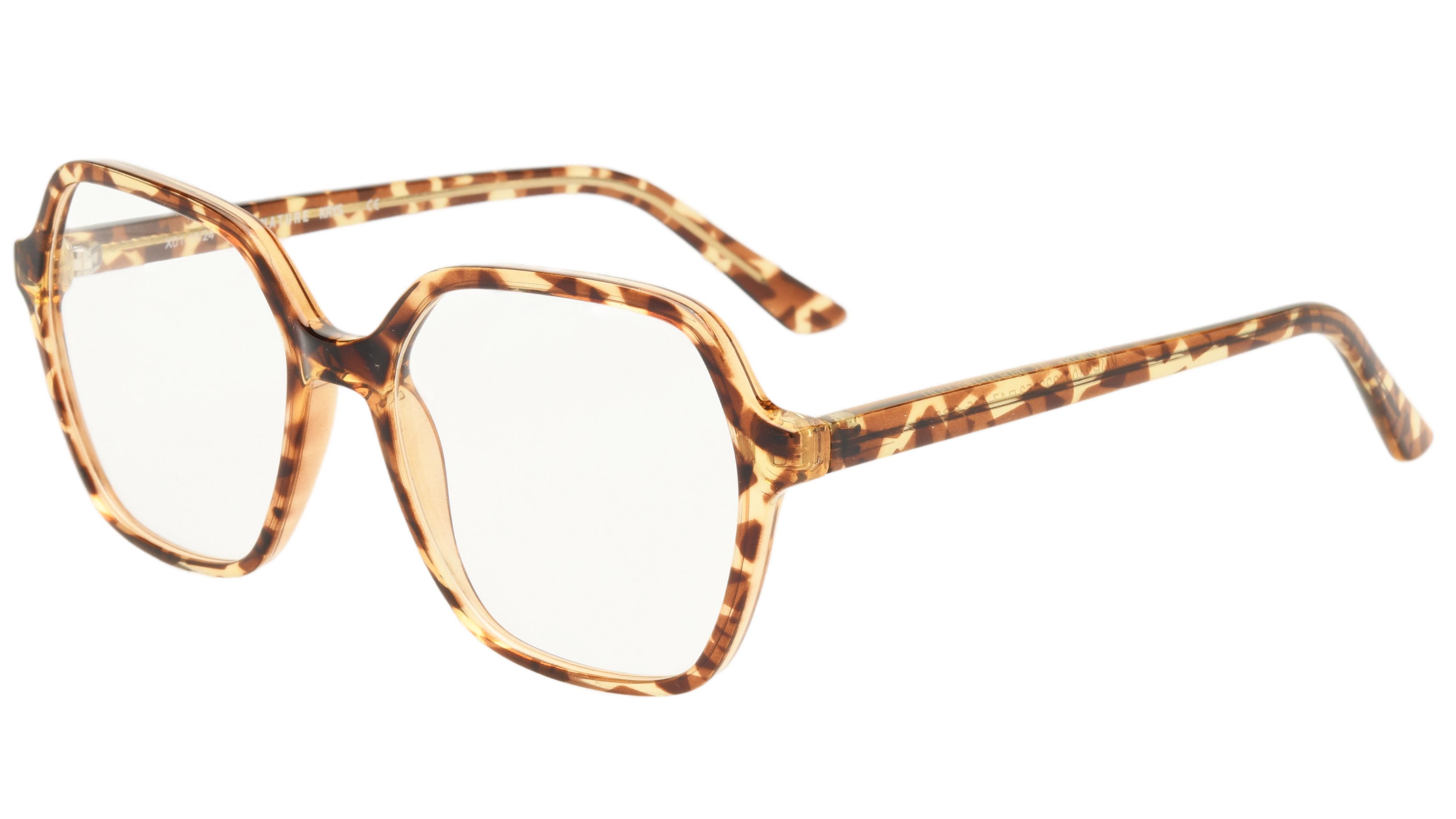 Lunettes de vue Signature Krys Femme Écaille Carré Kor2402 Trois-Quart