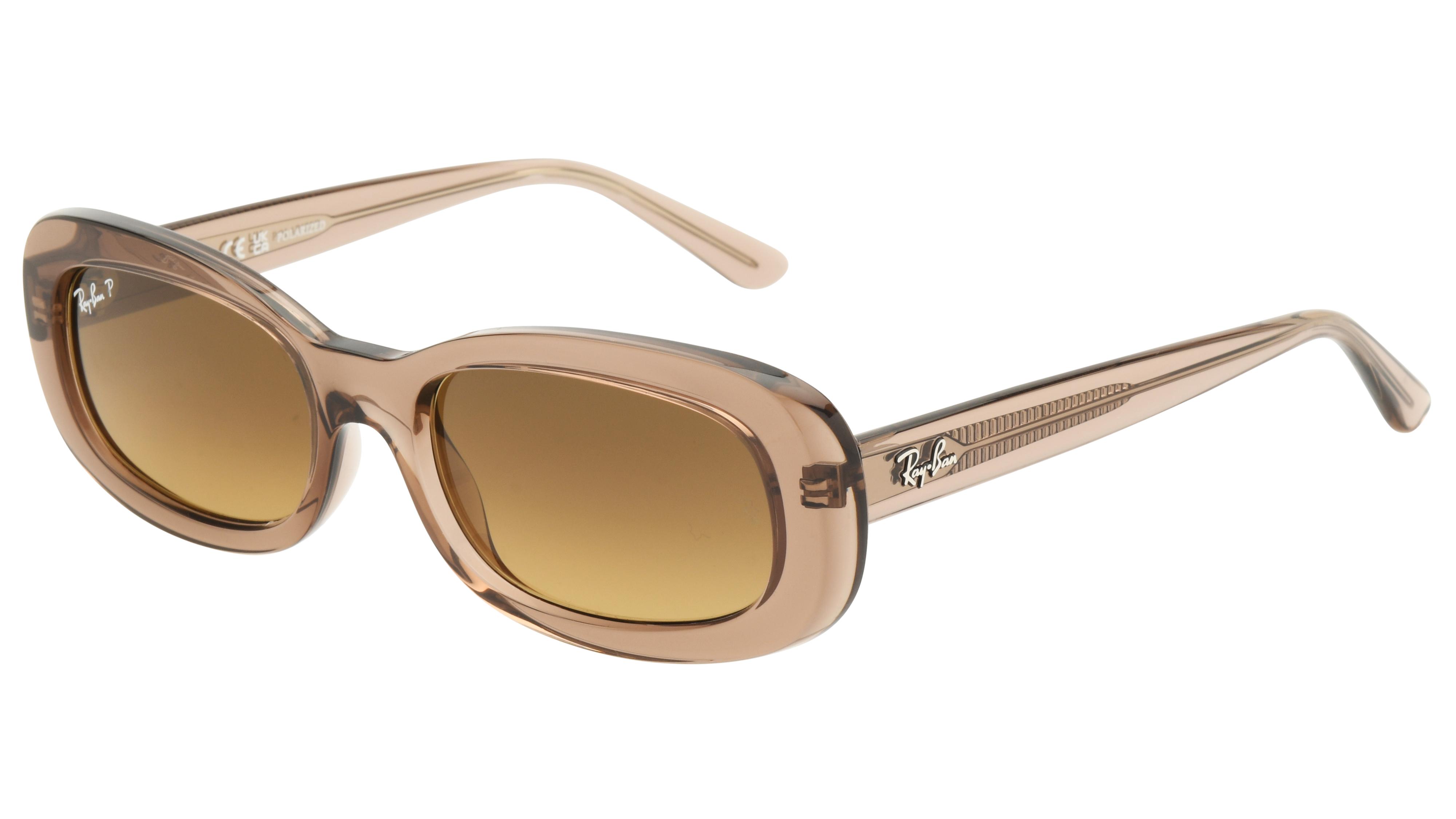 Lunettes de soleil Ray-Ban Femme Marron Ovale RB2221 Trois-Quart