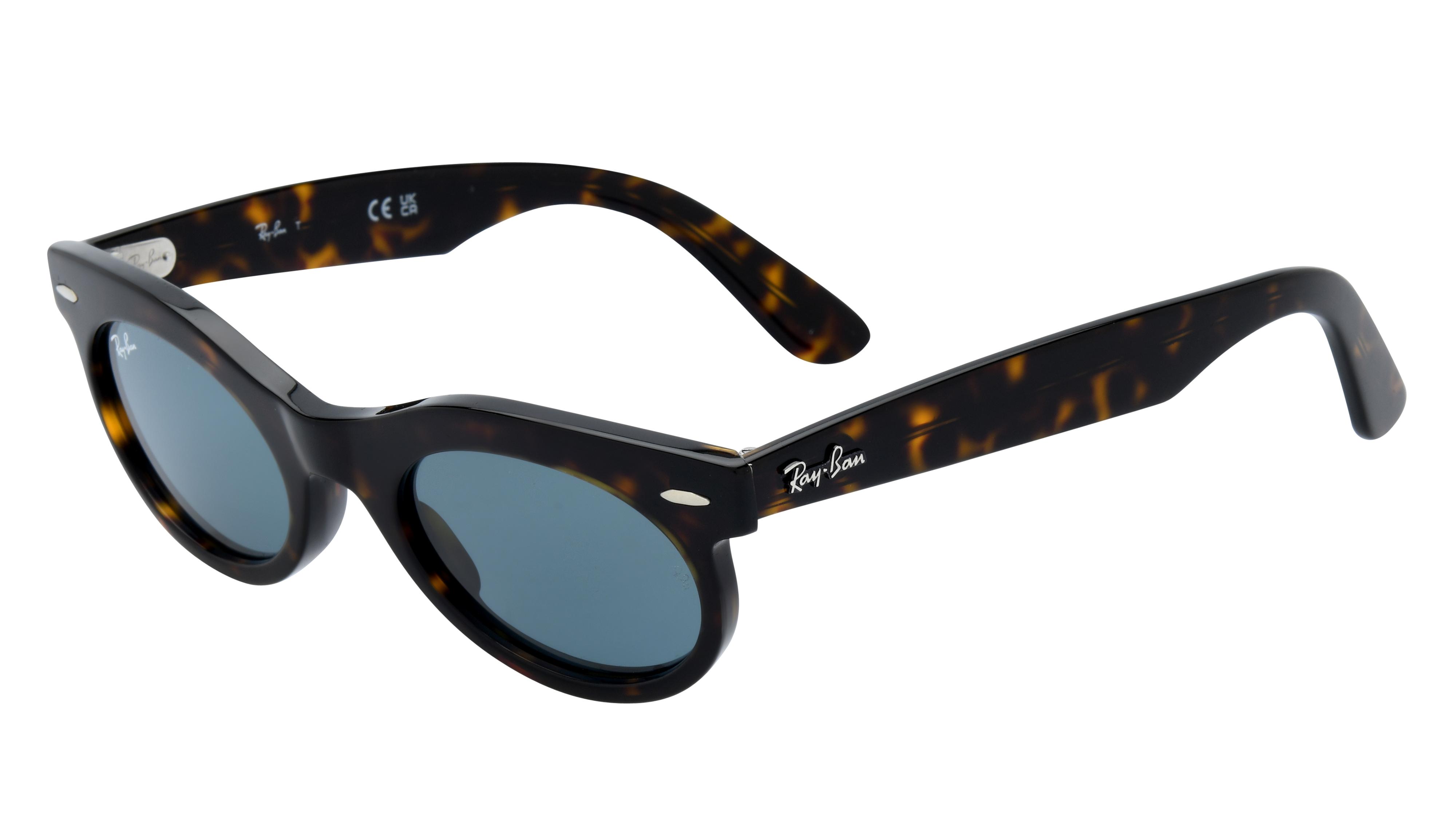 Lunettes de soleil Ray-Ban Mixte Écaille Ovale RB2242 Trois-Quart