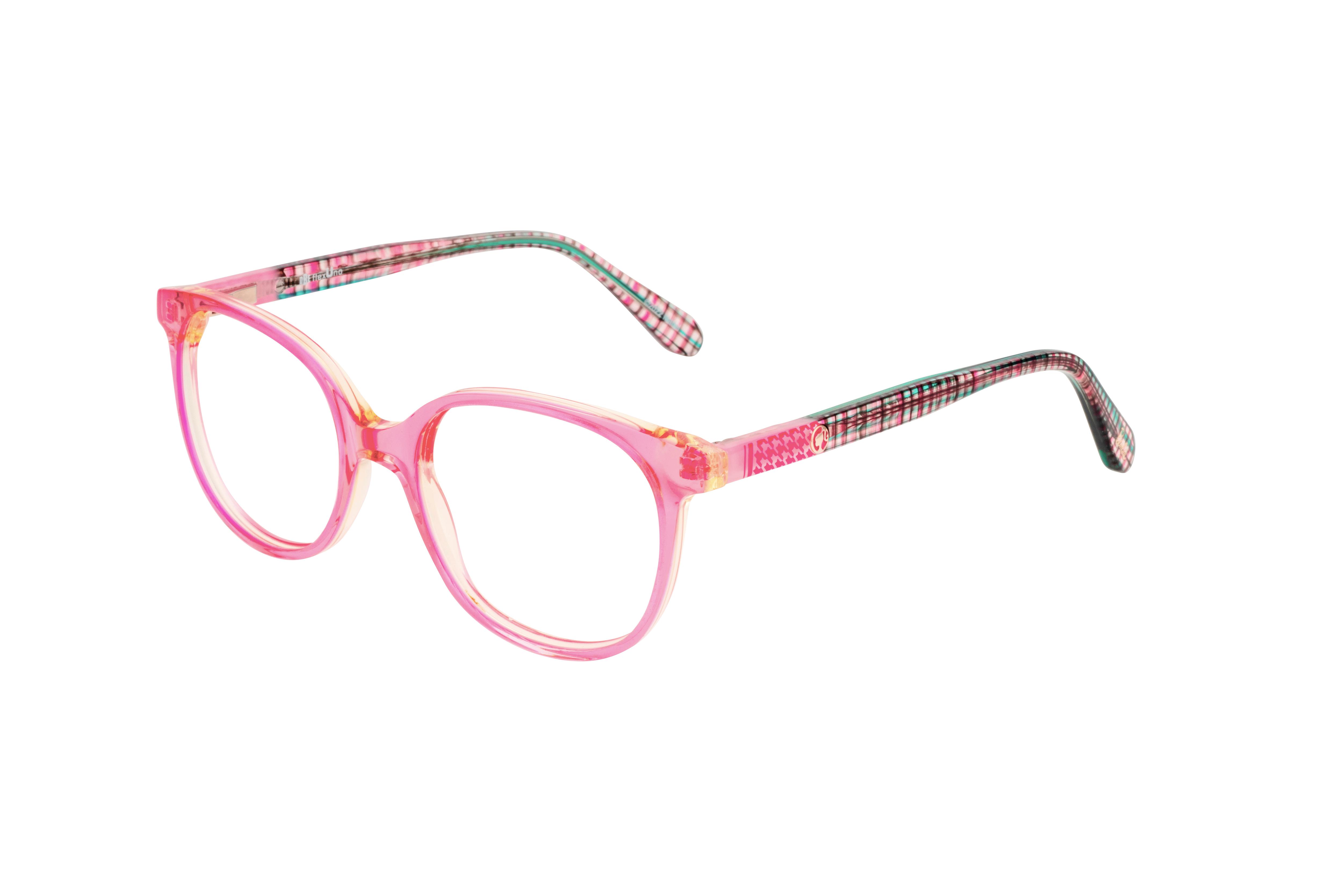 Lunettes de vue Barbie Enfant Rose Rectangle BAAA020 Gauche