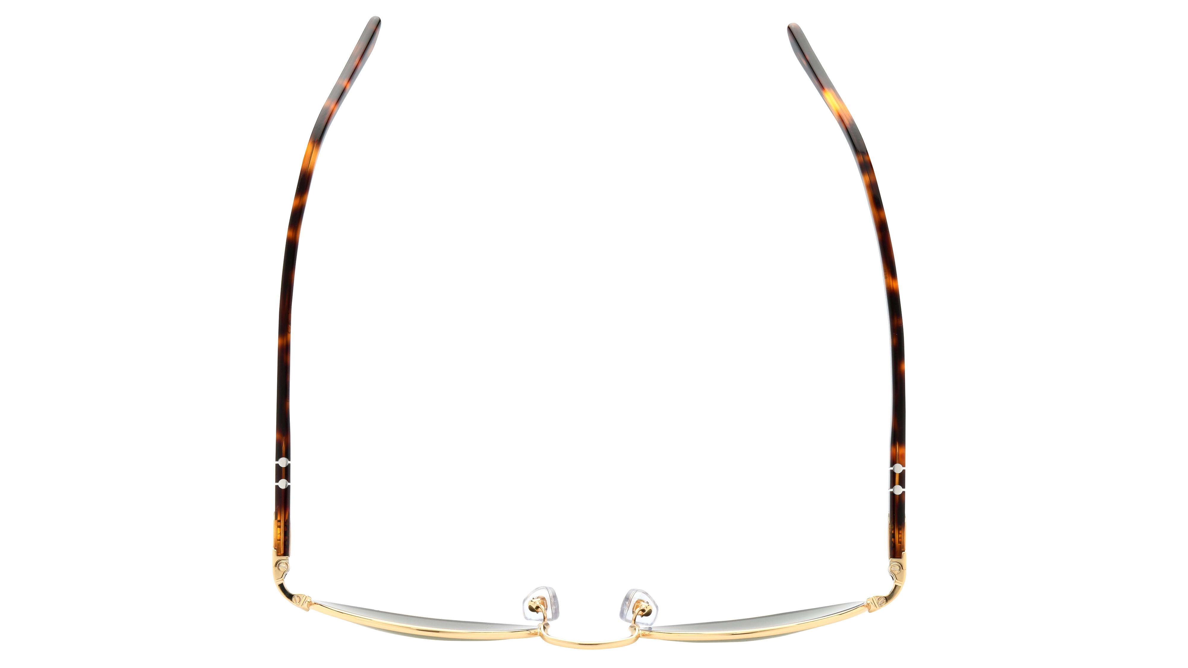 Lunettes de soleil Persol Mixte Or Ovale PO1018S Dessus