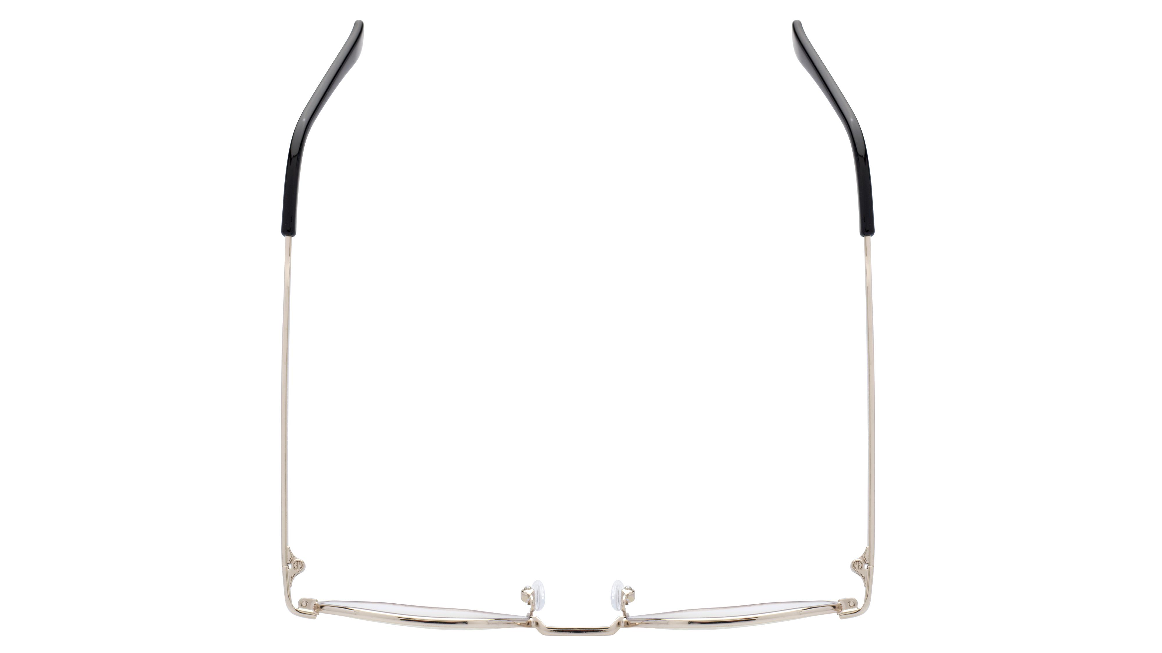 Lunettes anti-lumière bleue Signature Krys Femme Or Tonneau Skpap-E2201 Dessus