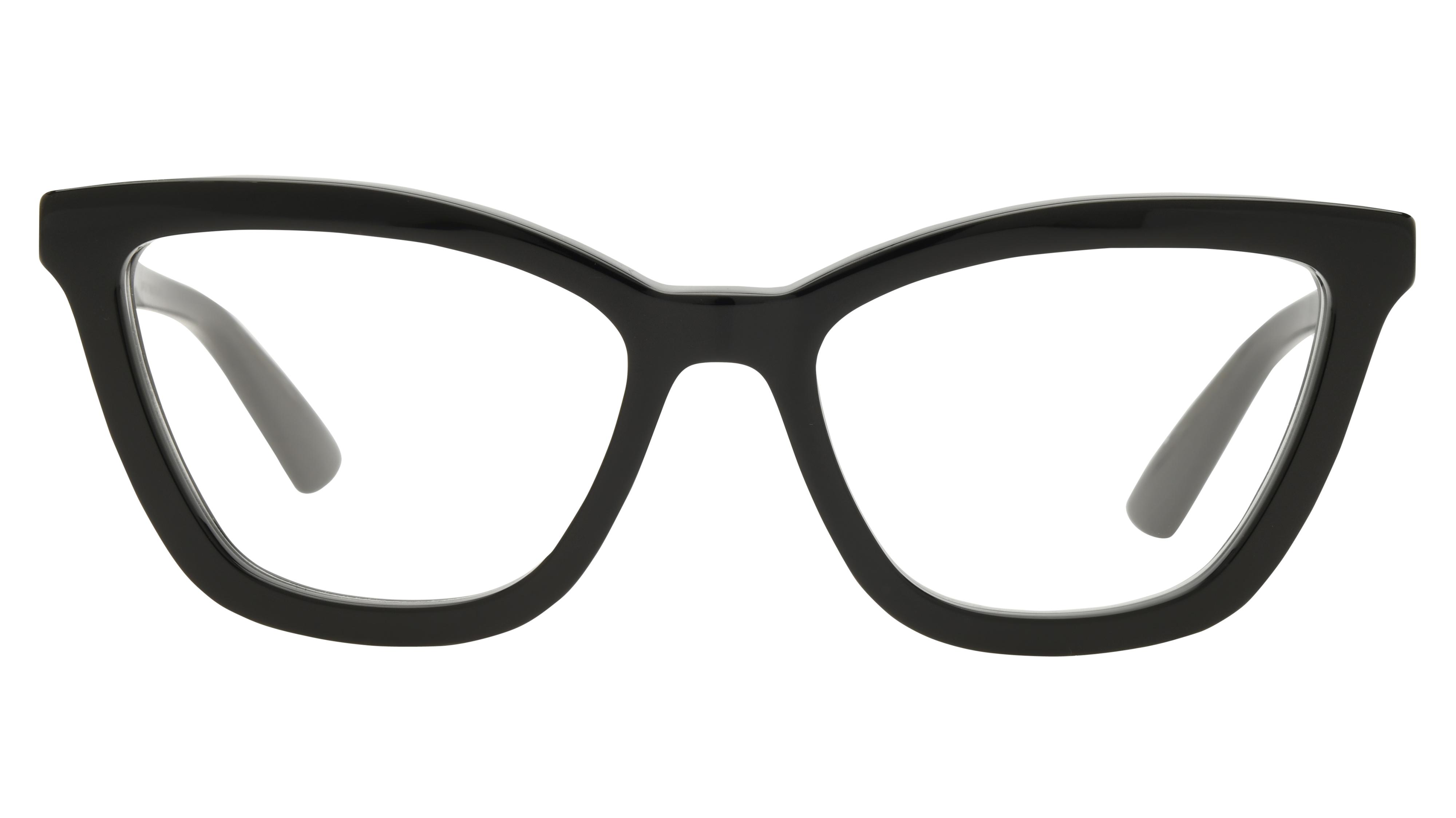 Lunettes de vue Gucci Femme Noir Papillon Gg1686O Face