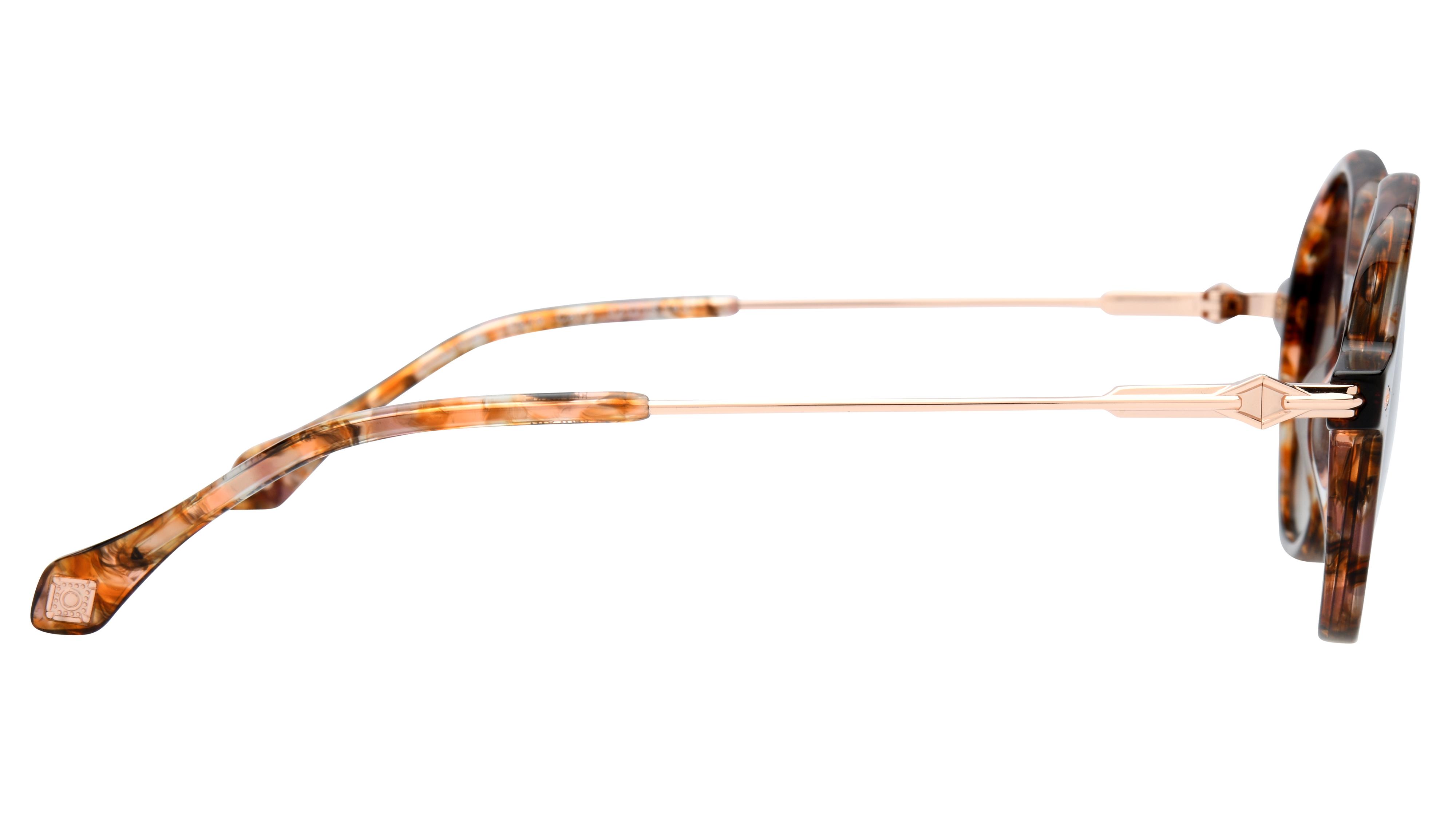Lunettes de soleil ba&sh Femme Écaille Ronde LYRIA Droite