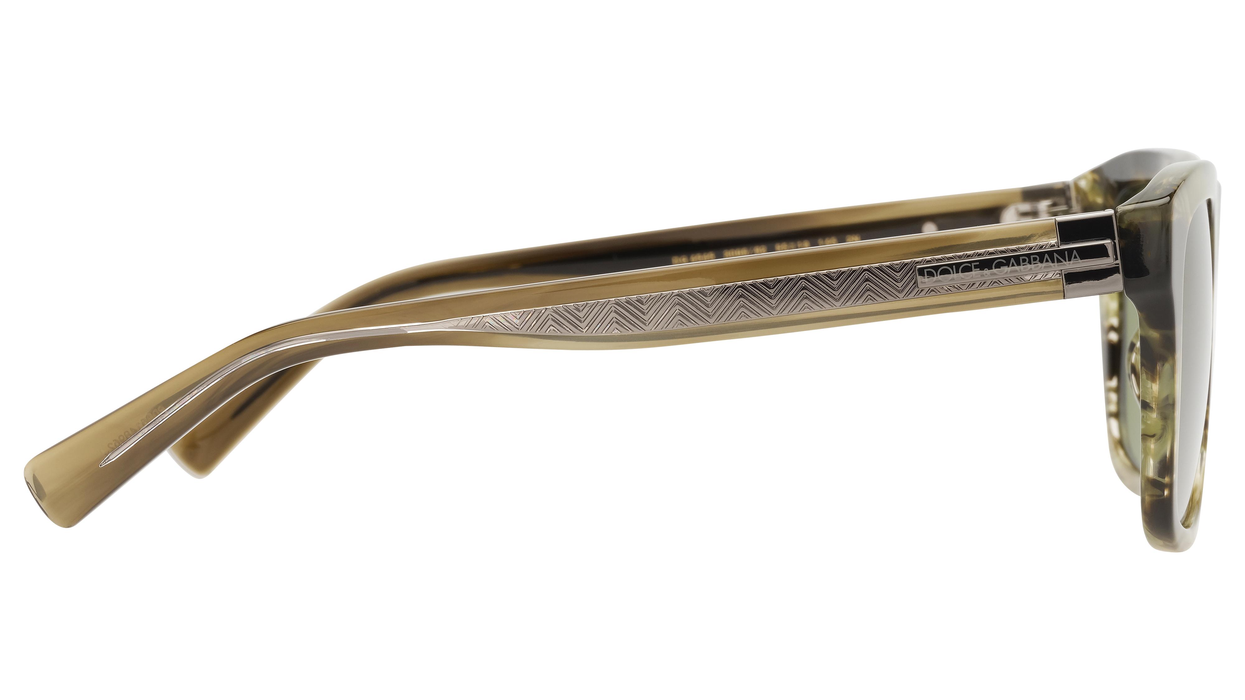 Lunettes de soleil Dolce&Gabbana Homme Vert Carré dg4545 Droite
