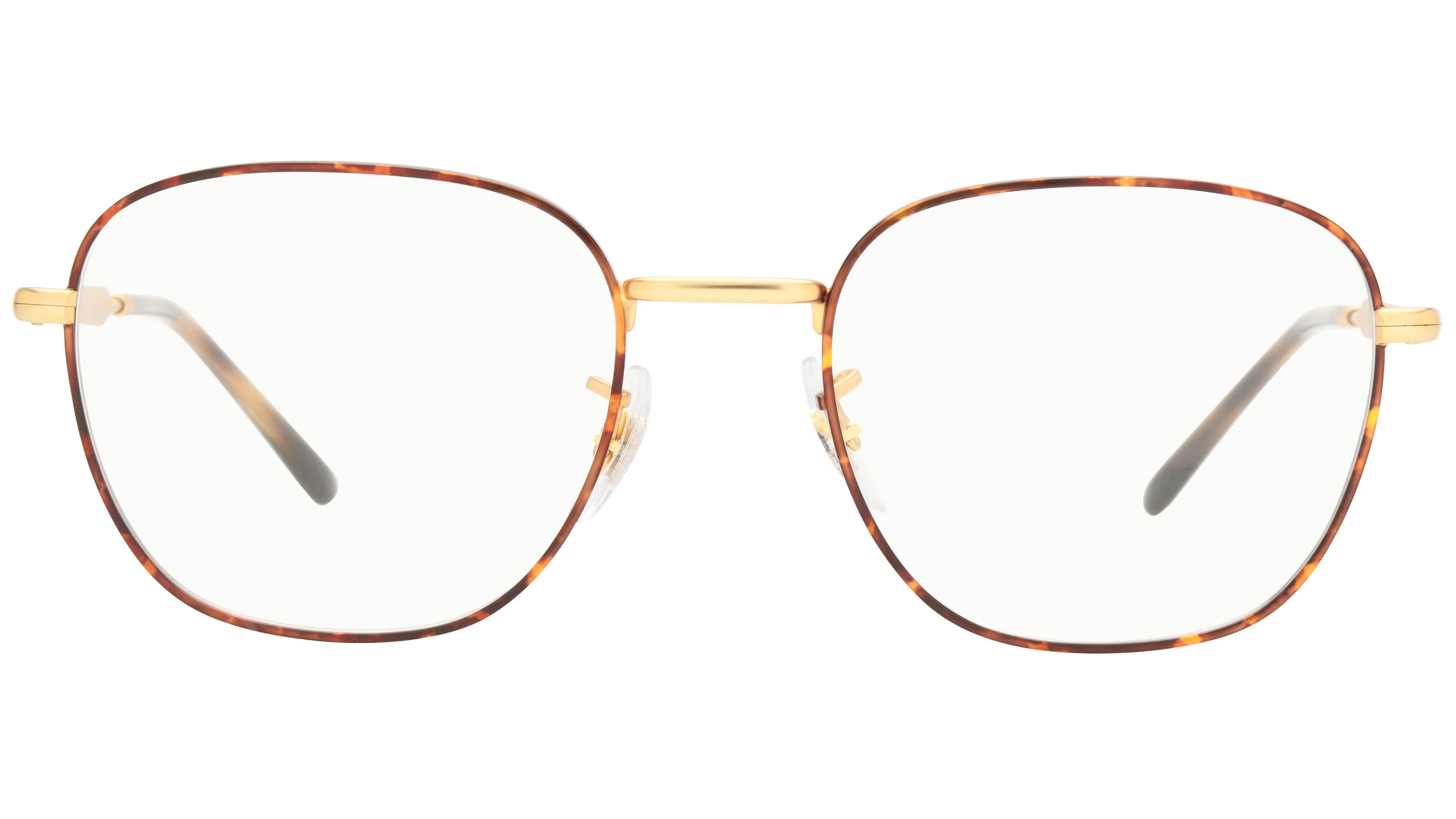 Lunettes de vue Ray-Ban Mixte Écaille Carré RX6534 Face