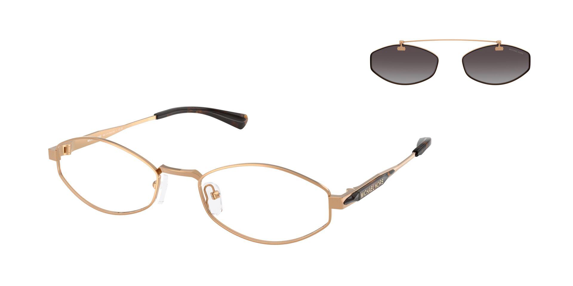 Lunettes de vue Michael Kors Femme Or Ovale Mk1175 Droite