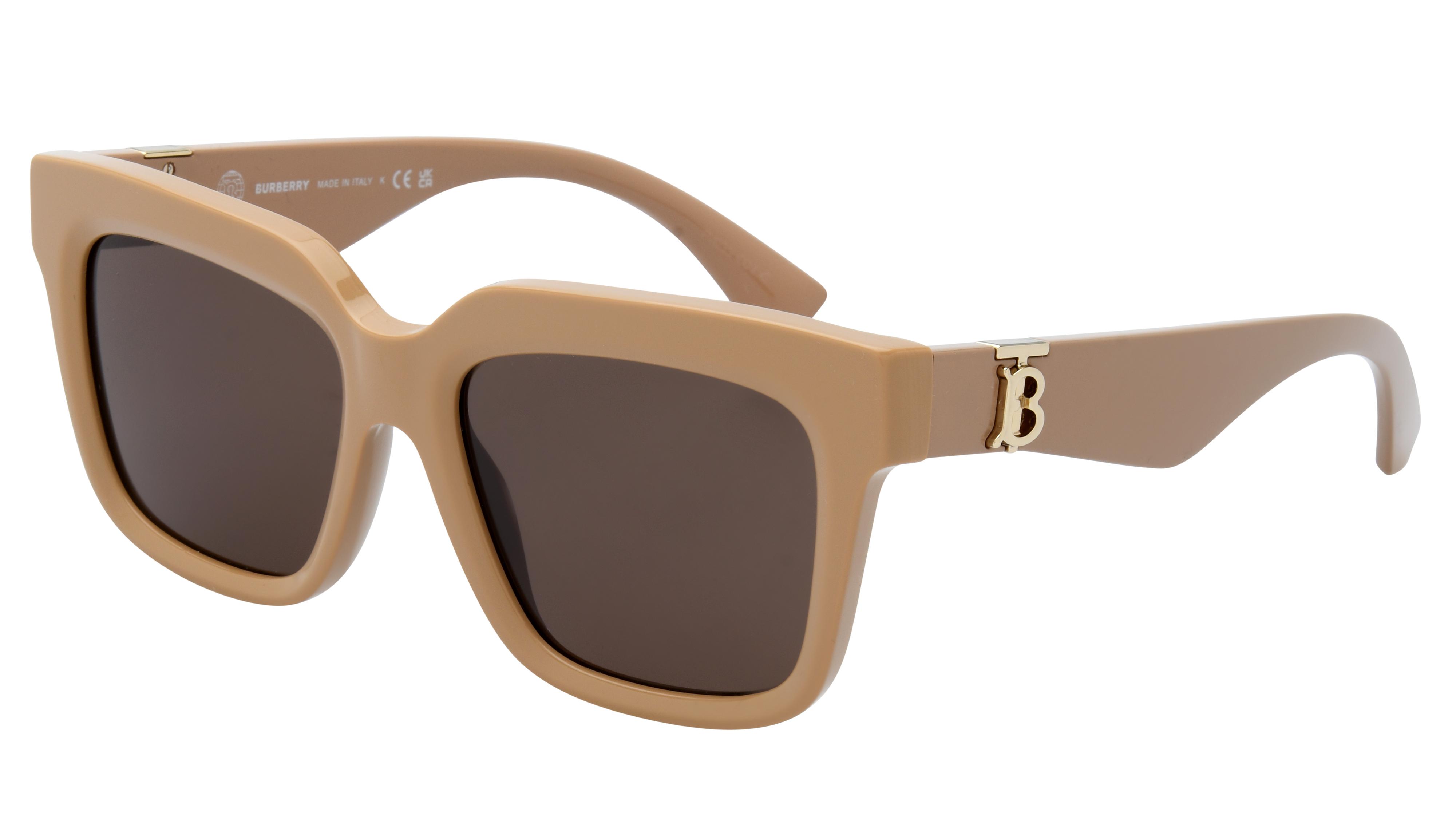 Lunettes de soleil Burberry Femme Marron Carré BE4419 Trois-Quart