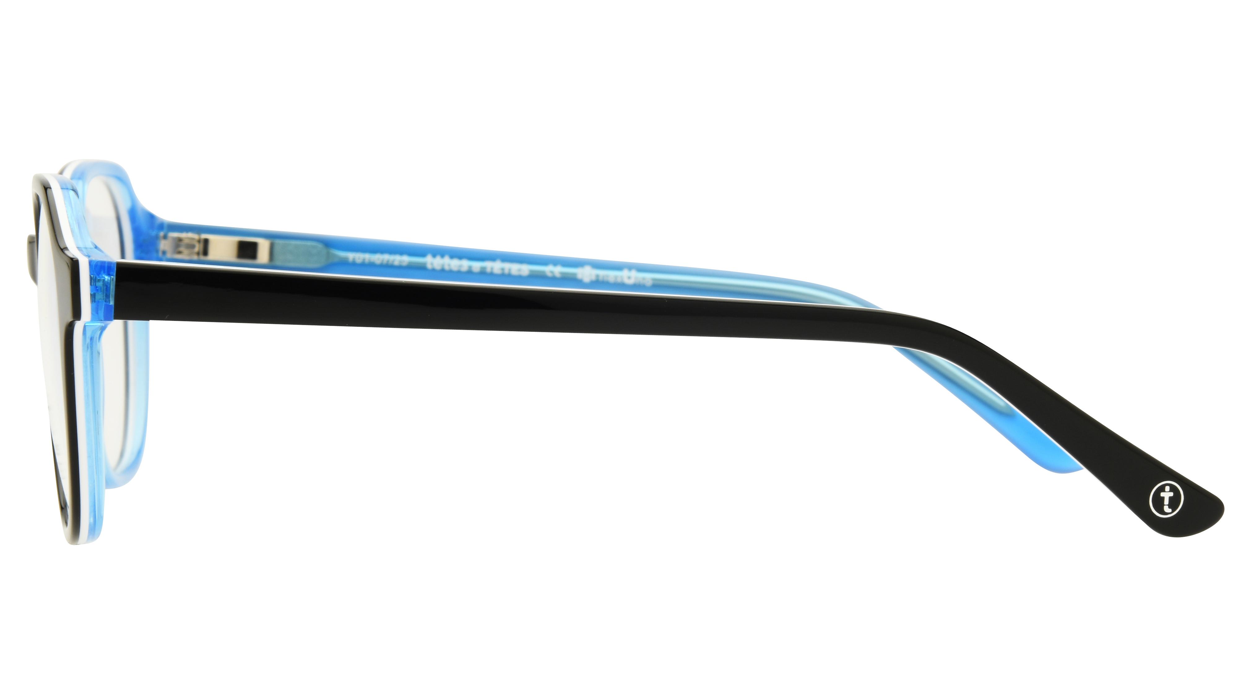 Lunettes de vue têtes à TETES Enfant Noir Carré Tat2601E Gauche