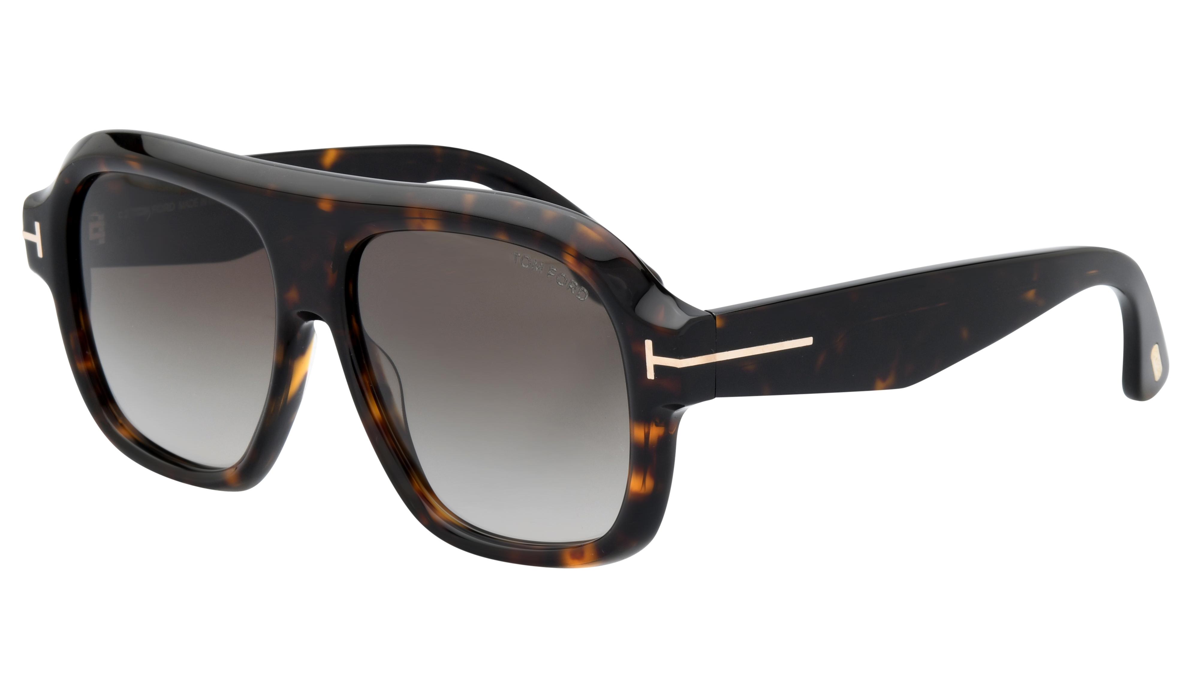 Lunettes de soleil Tom Ford Femme Écaille Aviateur FT1324 Trois-Quart