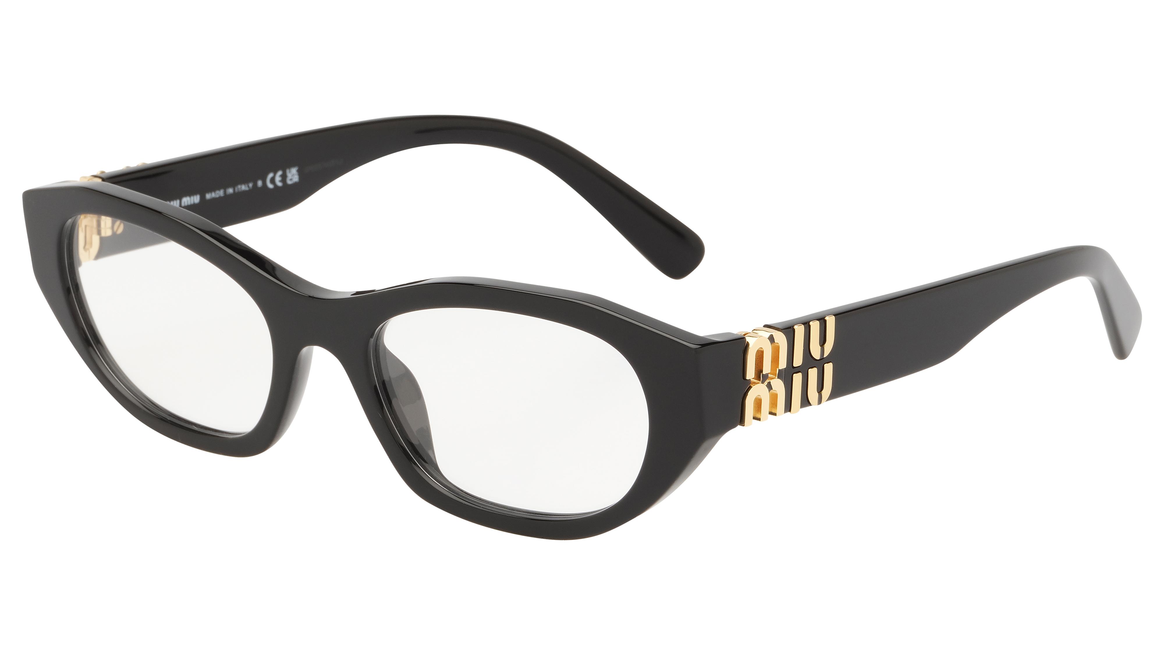 Lunettes de vue Miu Miu Femme Noir Papillon MU Trois-Quart