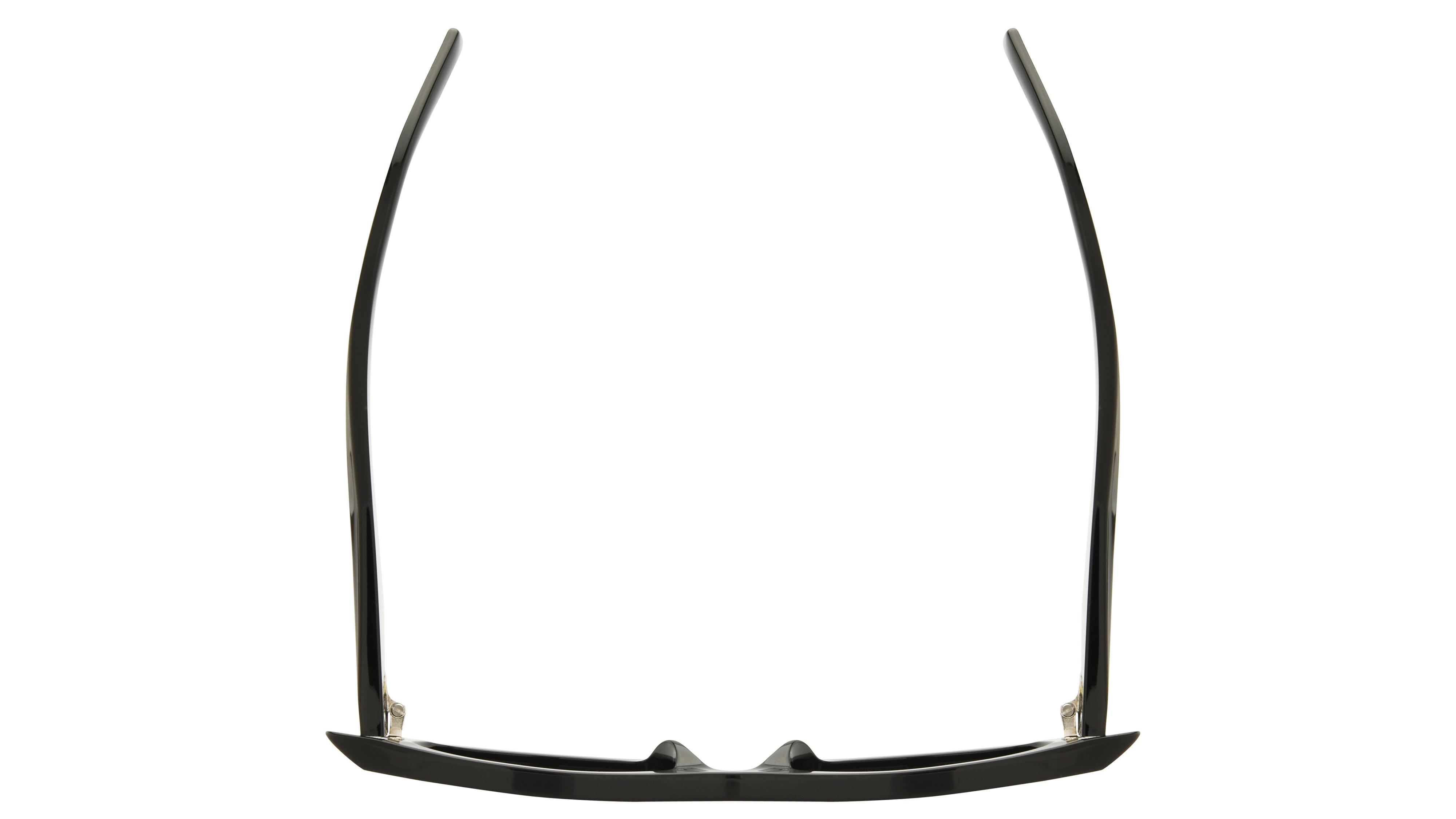 Lunettes de vue Prada Femme Noir Ovale PRB16S Dessus