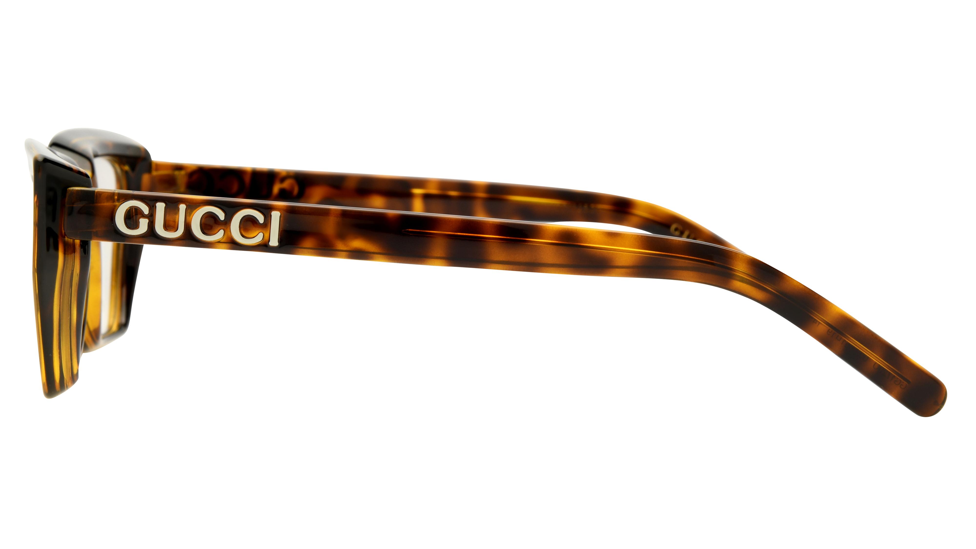 Lunettes de vue Gucci Femme Écaille Papillon Gg1720O Gauche