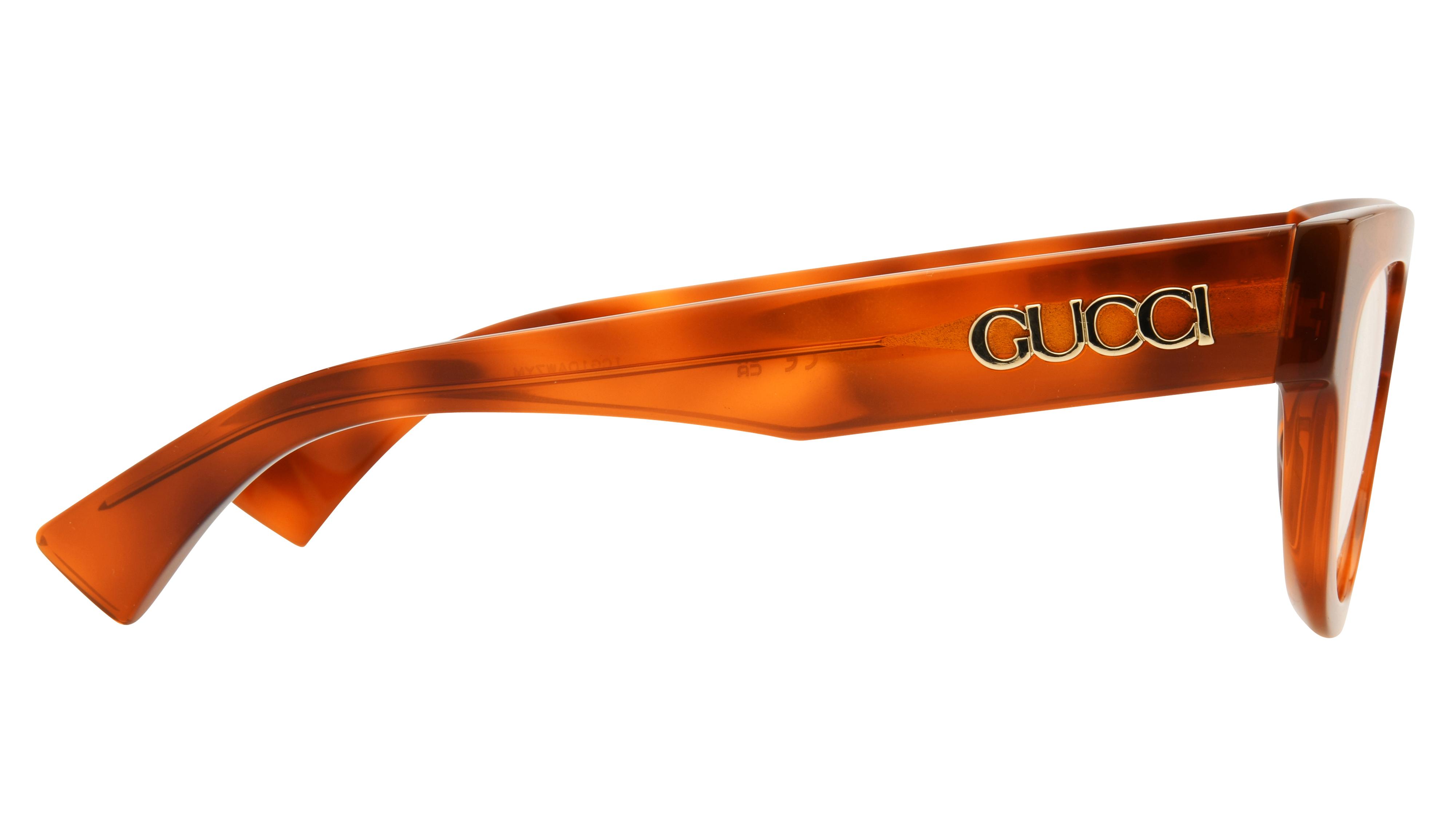 Lunettes de vue Gucci Femme Marron Rectangle gg1837o Droite