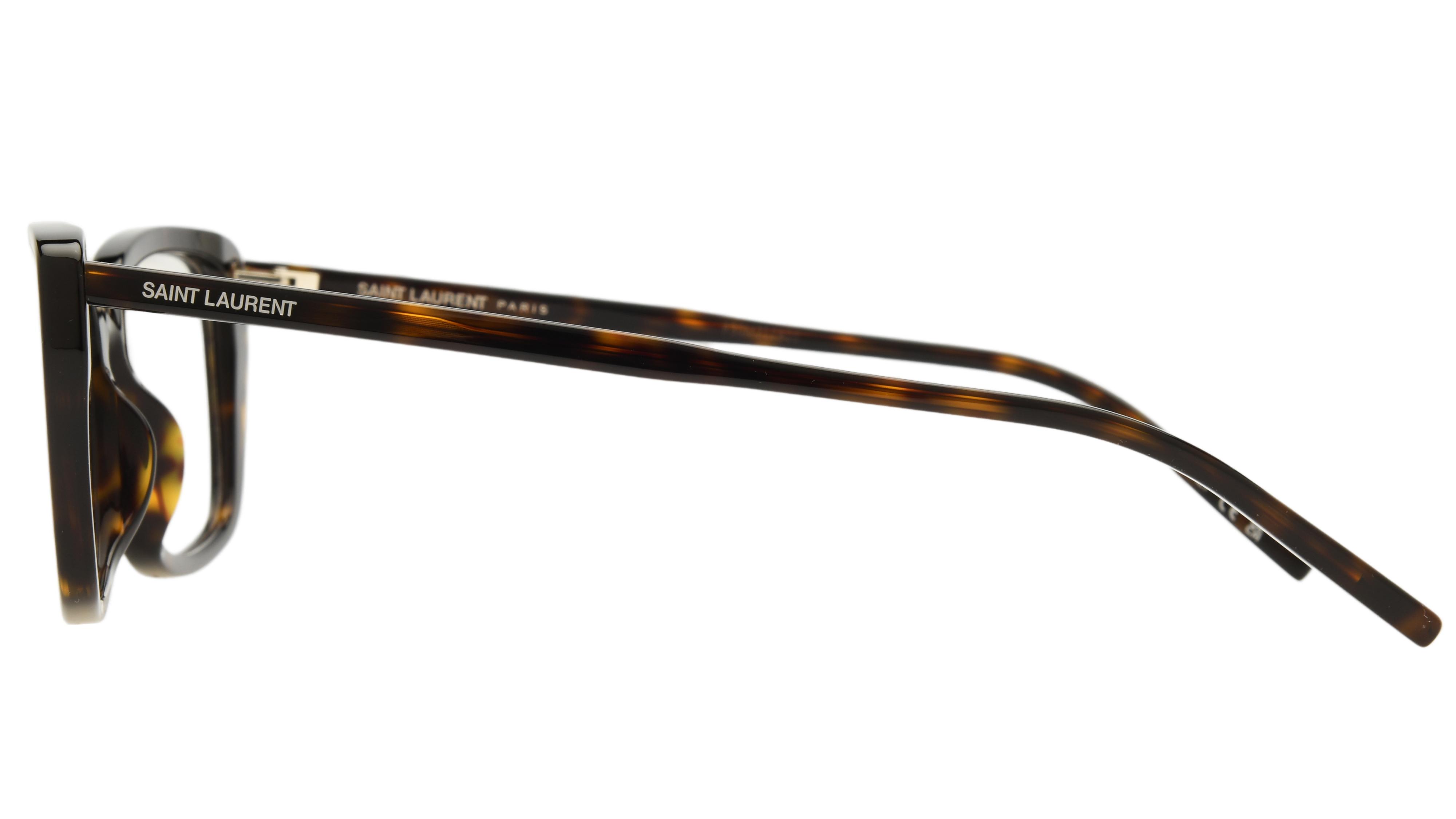Lunettes de vue Saint Laurent Femme Marron Rectangle Sl776 Gauche