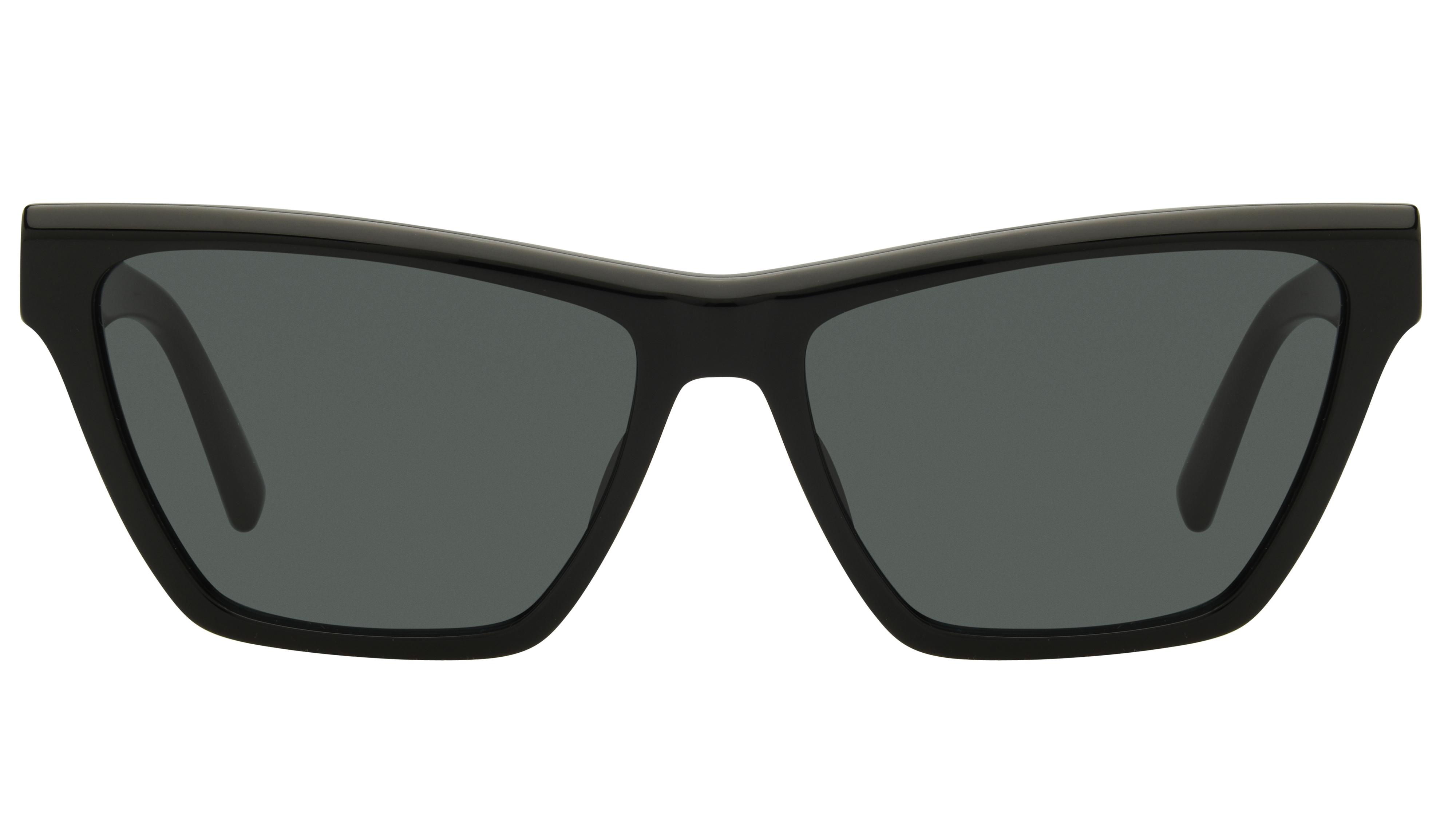 Lunettes de soleil Saint Laurent Femme Noir Papillon Slm103 Face