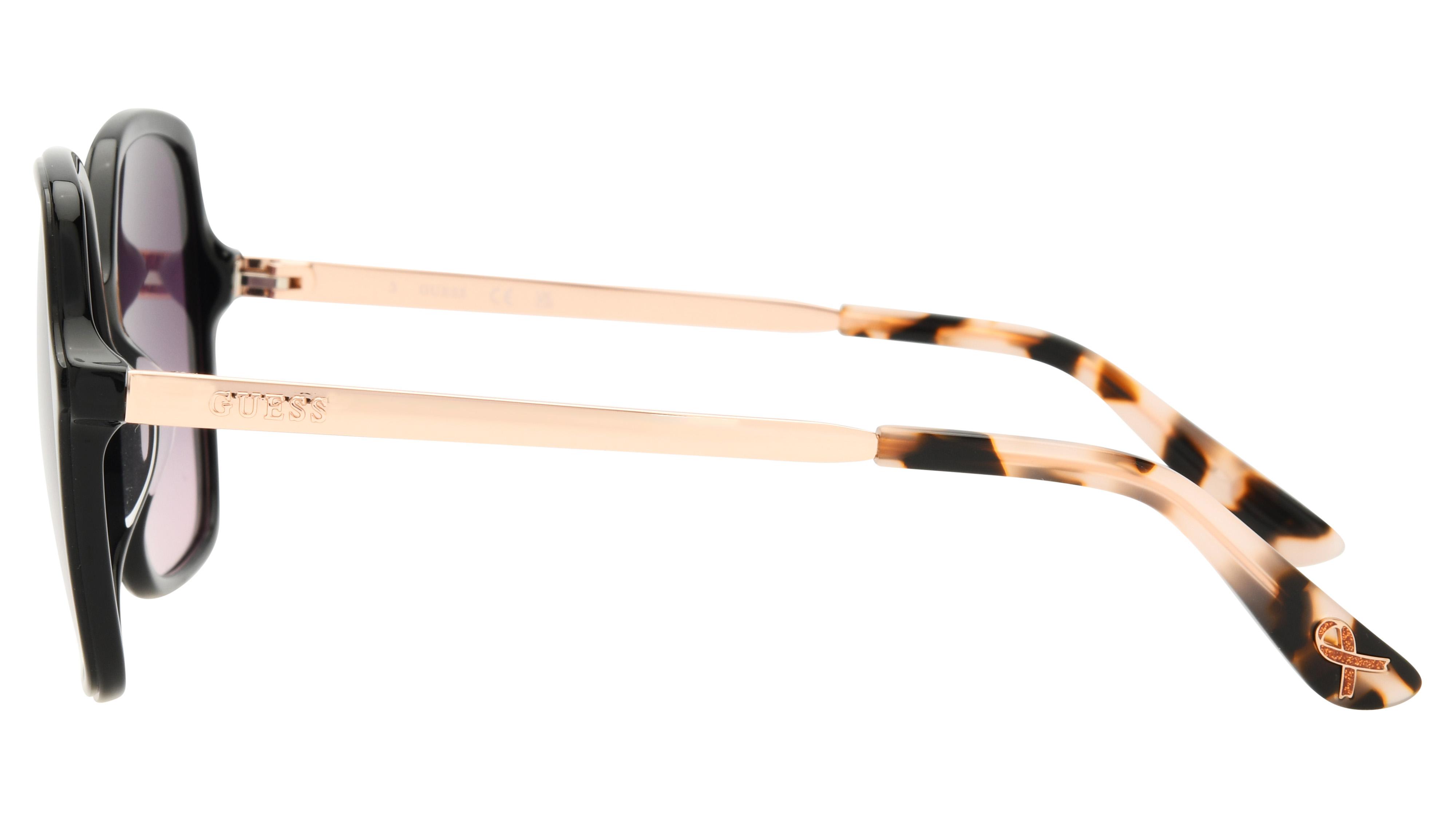 Lunettes de soleil Guess Femme Noir Carré GU00270 Gauche