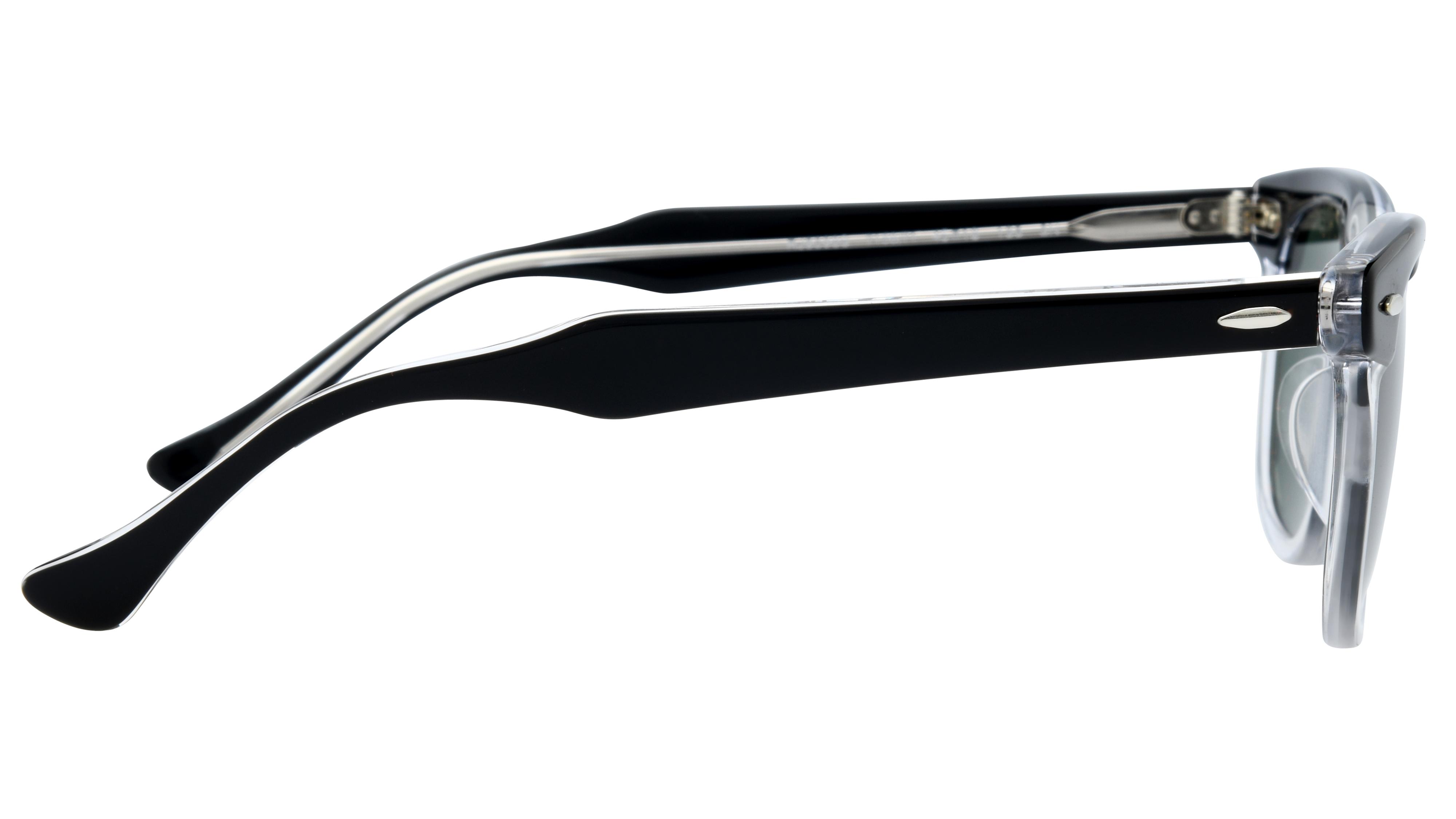 Lunettes de soleil Ray-Ban Mixte Noir Carré Rj9098S Droite