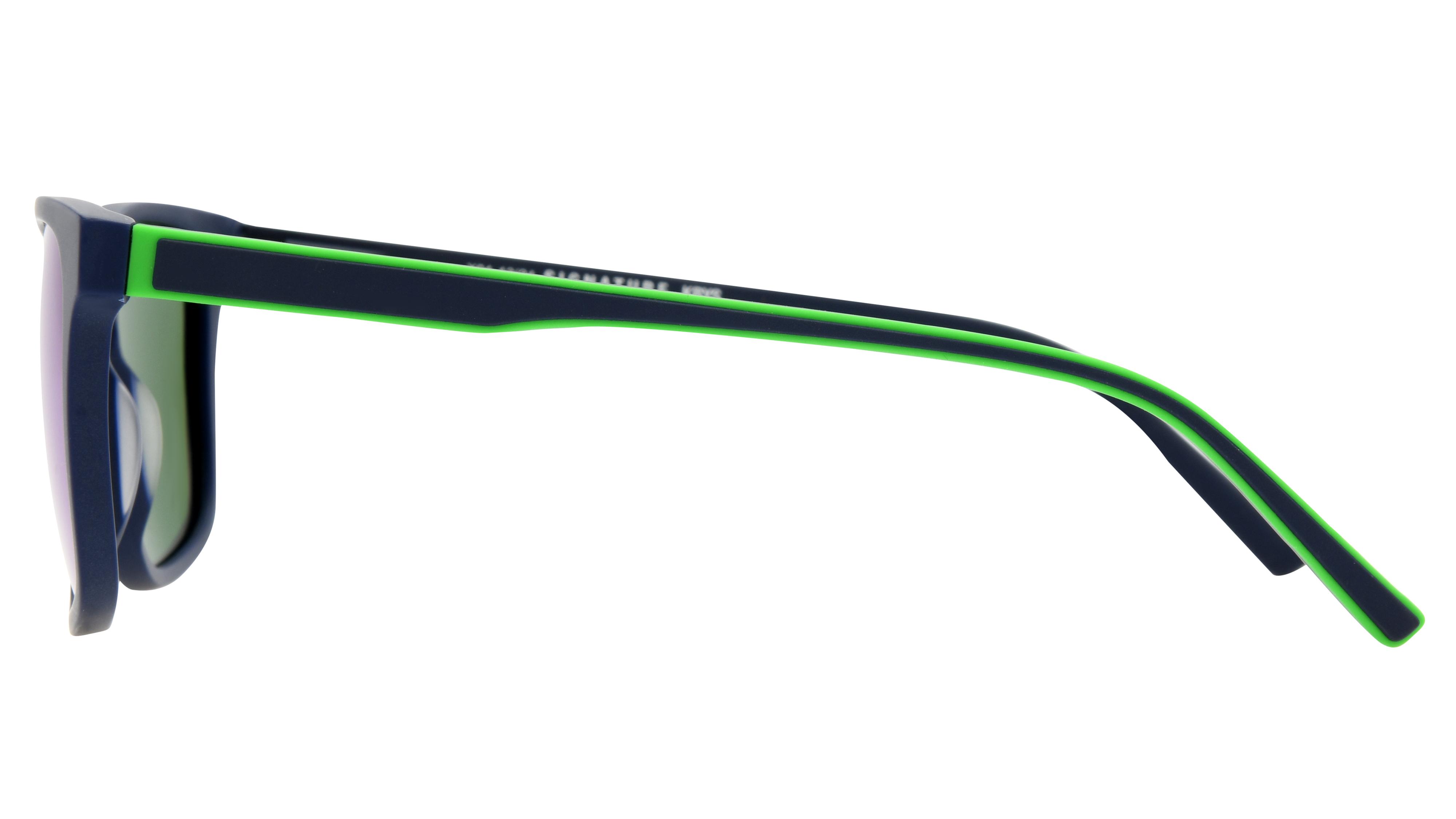 Lunettes de soleil Signature Krys Homme Bleu Rectangle Ske2539-D Gauche