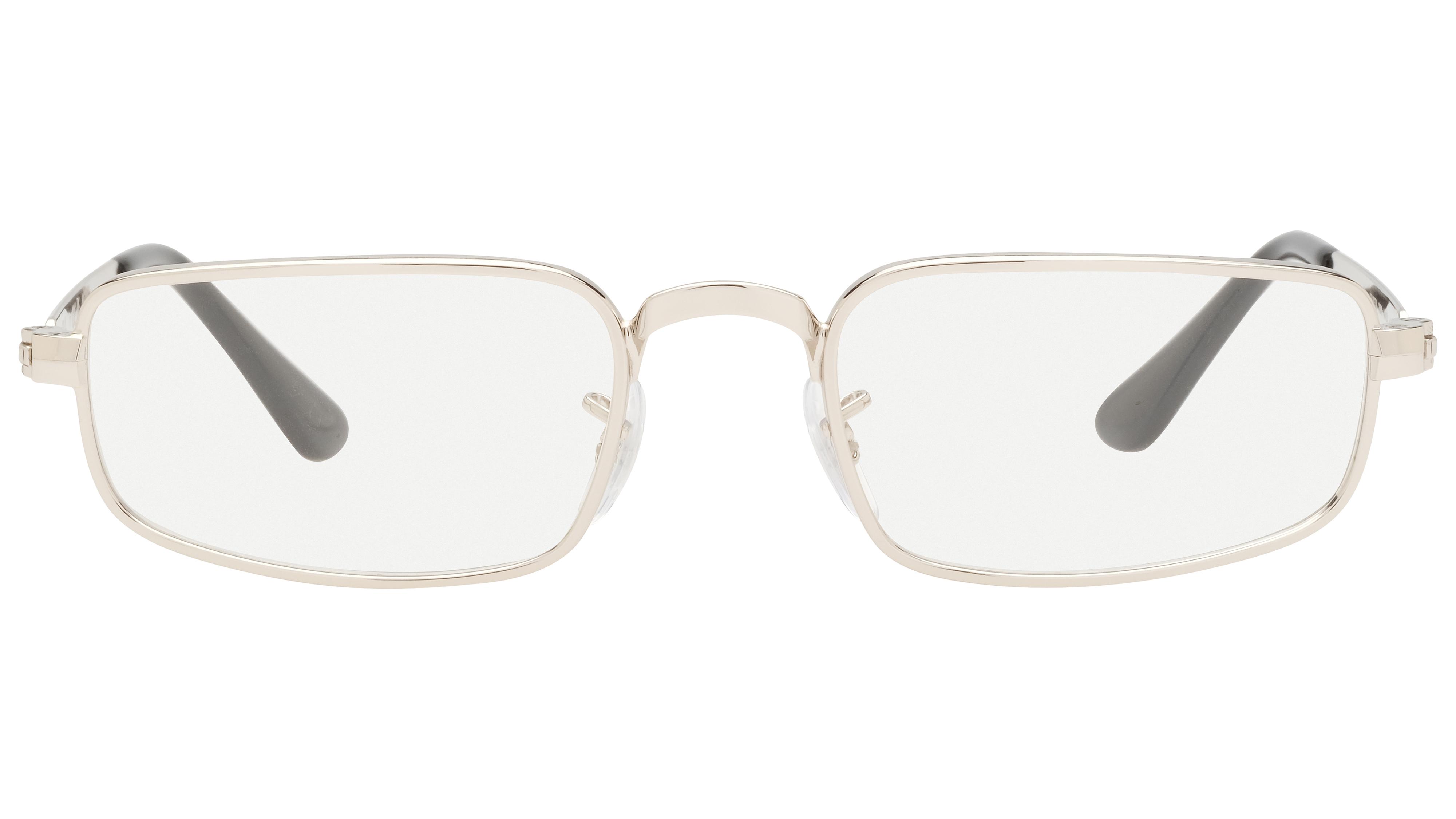 Lunettes de vue Ray-Ban Mixte Argent Rectangle Rx3927V Face