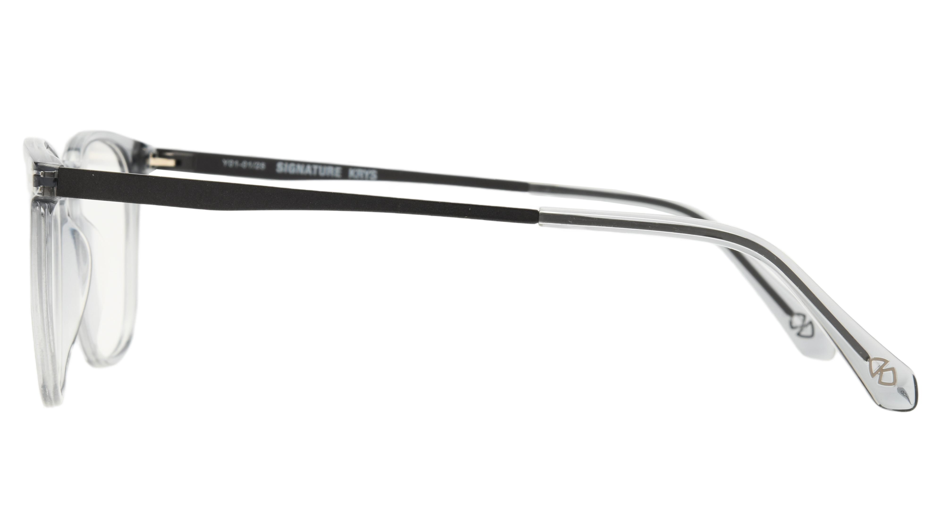 Lunettes de vue Signature Krys Homme Bleu Carré Com2503 Gauche