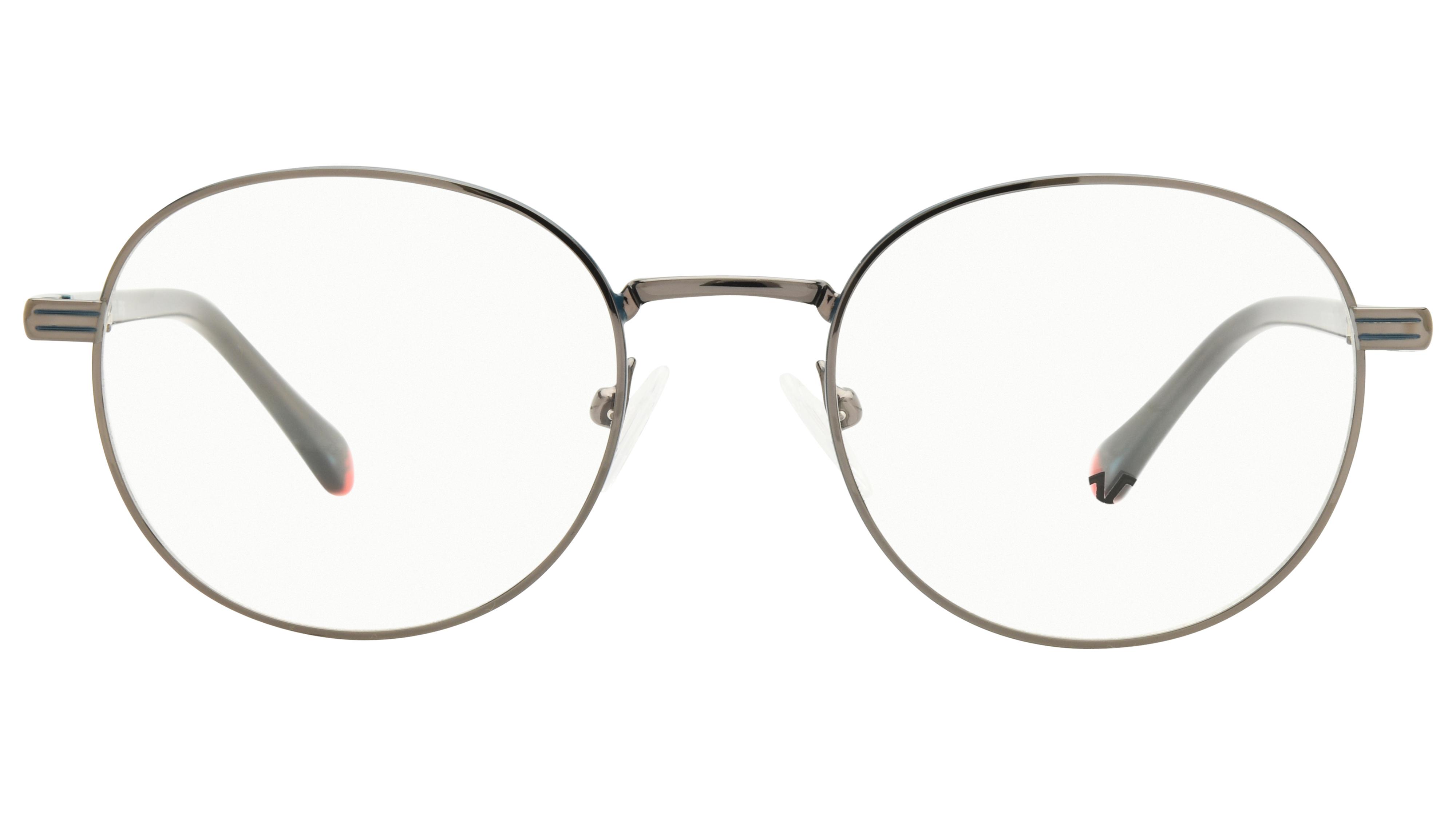 Lunettes de vue Signature Krys Homme Gris Pantos Moj2601 Face