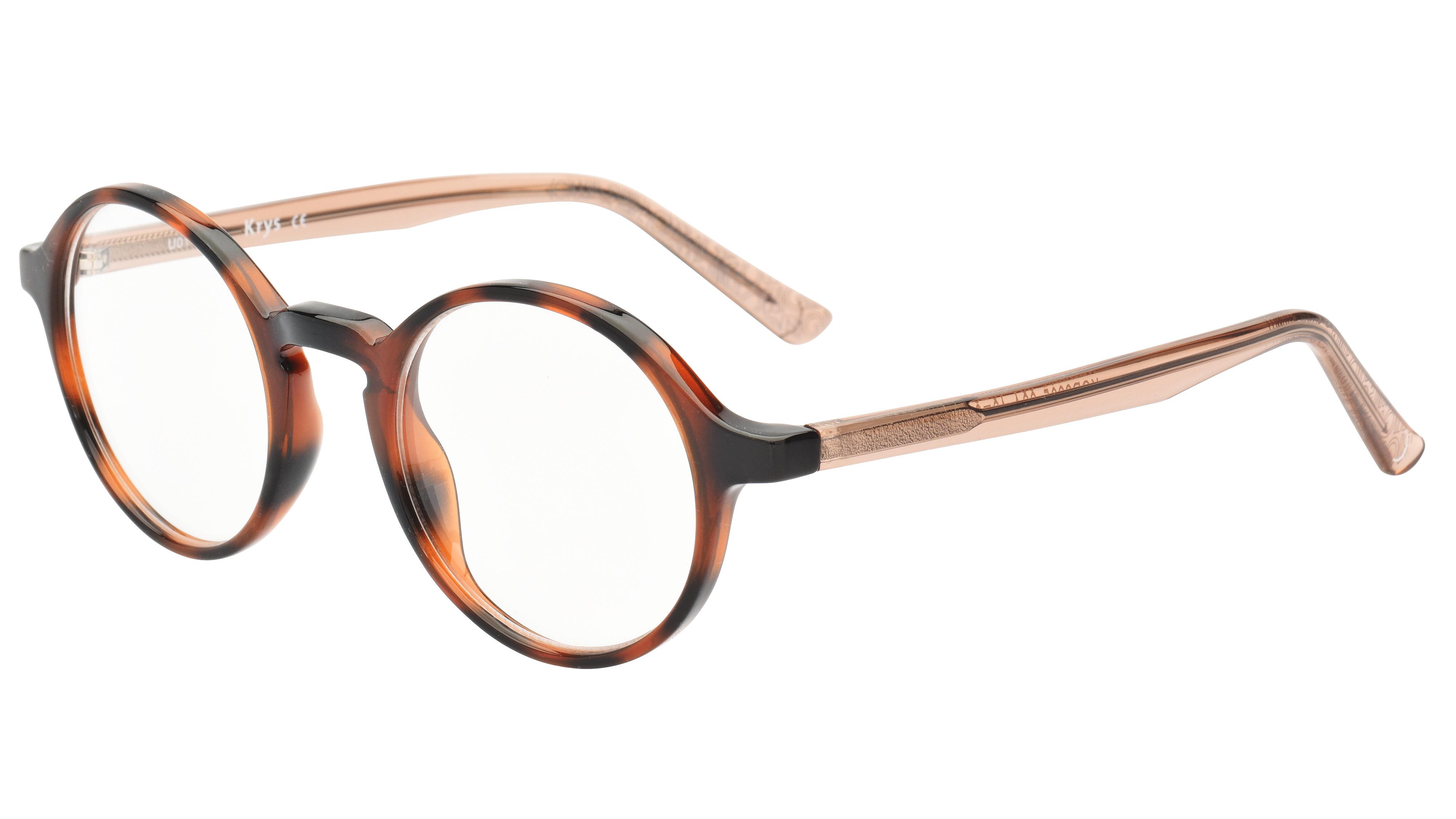 Lunettes de vue Krys Origine Kor2205 334 Ecaille Fonce Ronde Krys