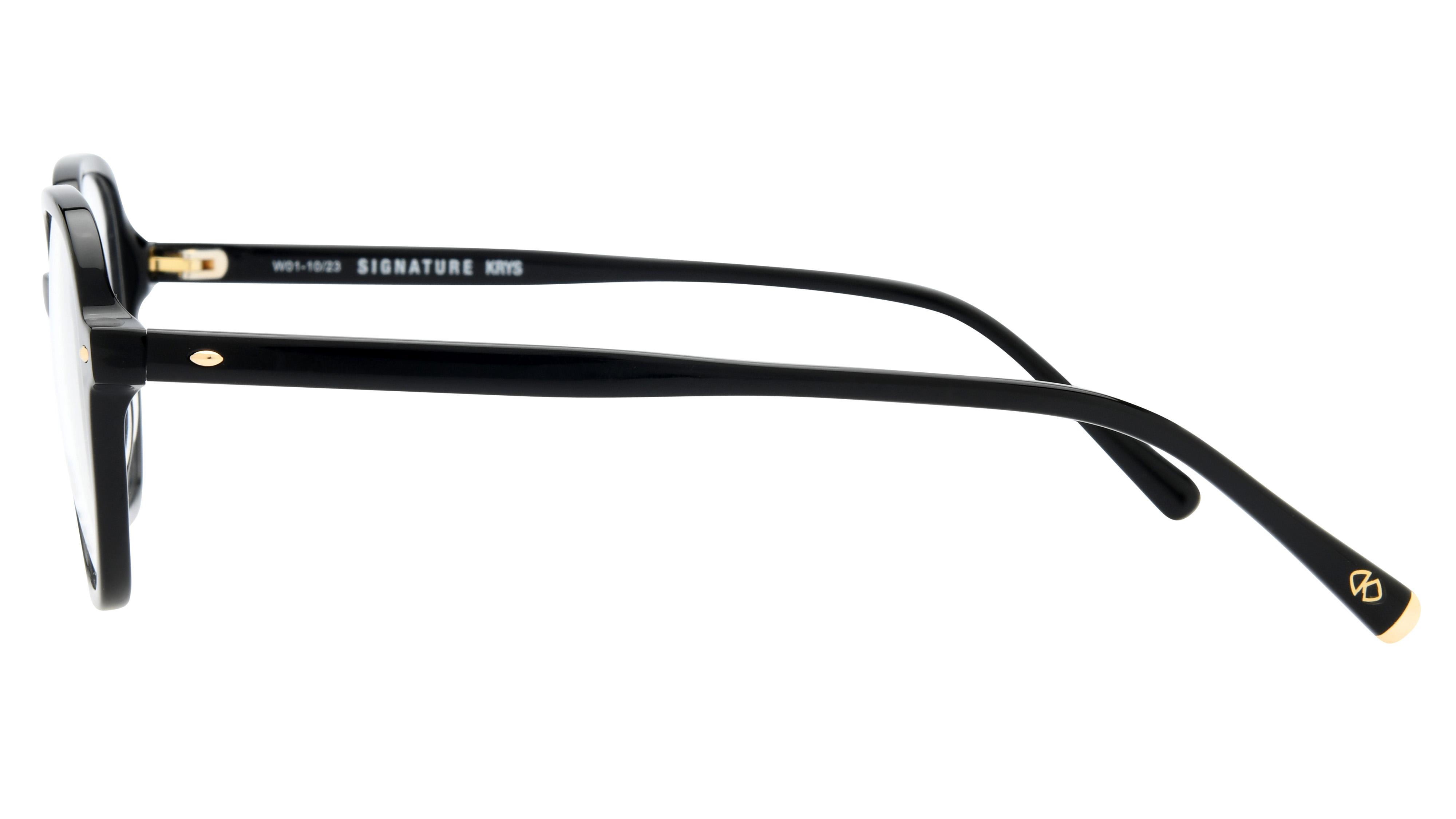 Lunettes de vue Signature Krys Femme Noir Rectangle Ml2402 Gauche