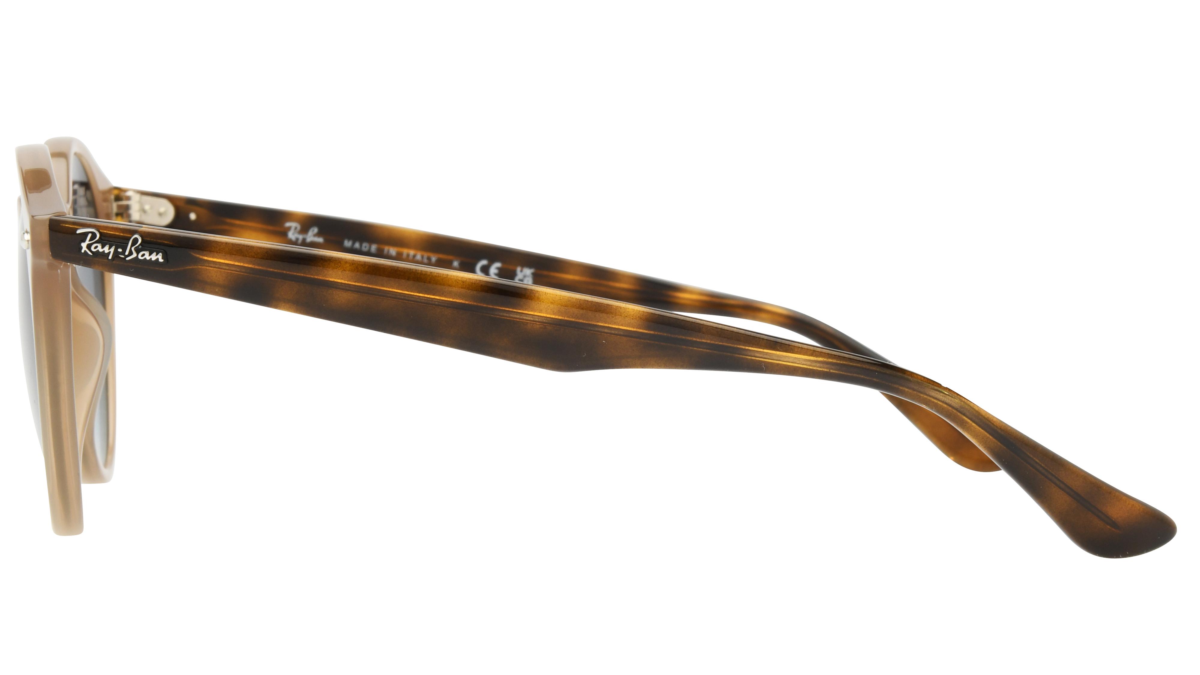 Lunettes de soleil Ray-Ban Mixte Marron Pantos RB2180 Gauche
