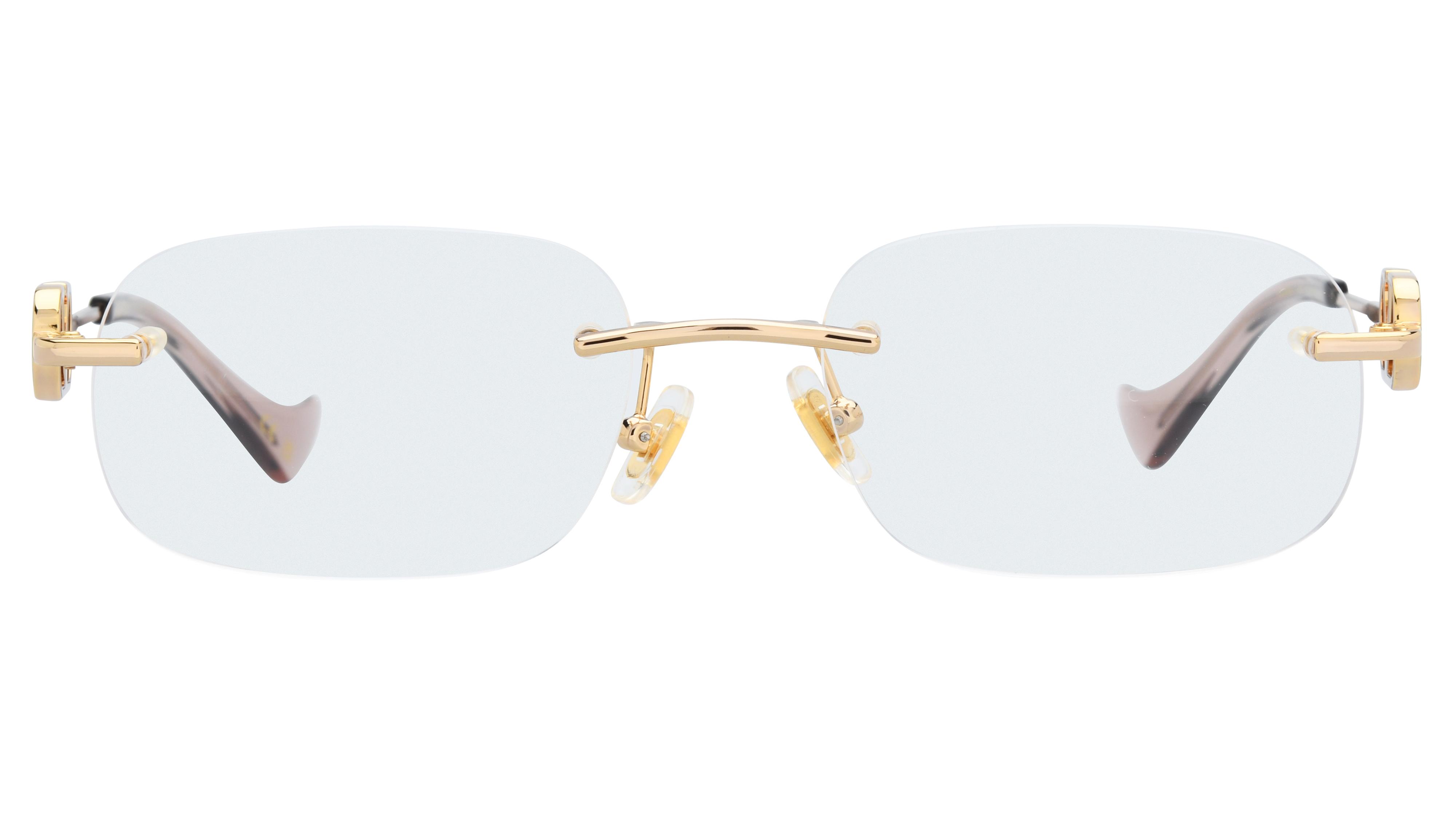 Lunettes de vue Valentino Femme Or Rectangle Vg0034O Face