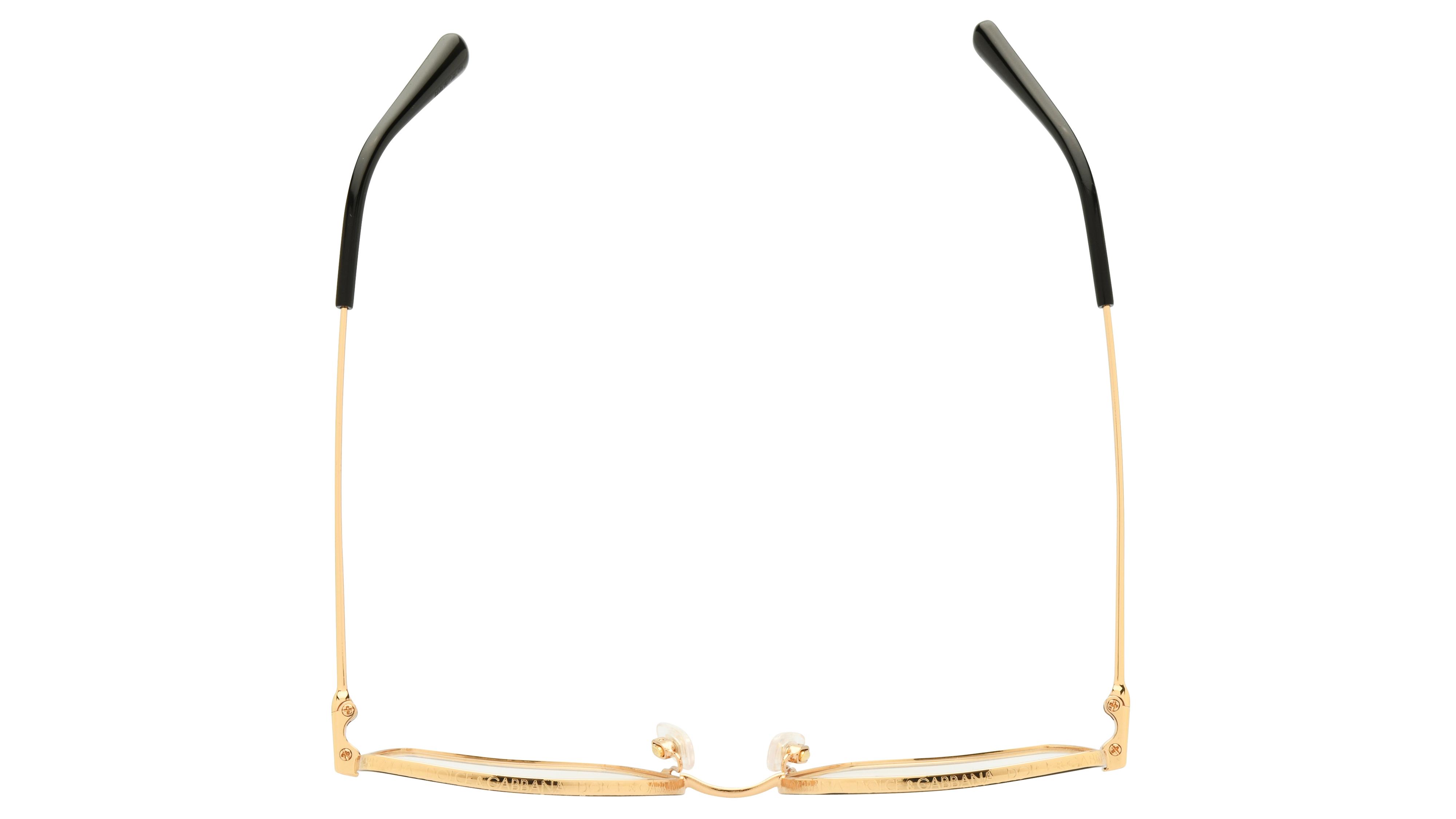 Lunettes de vue  Femme Noir Carré dg1323 Dessus