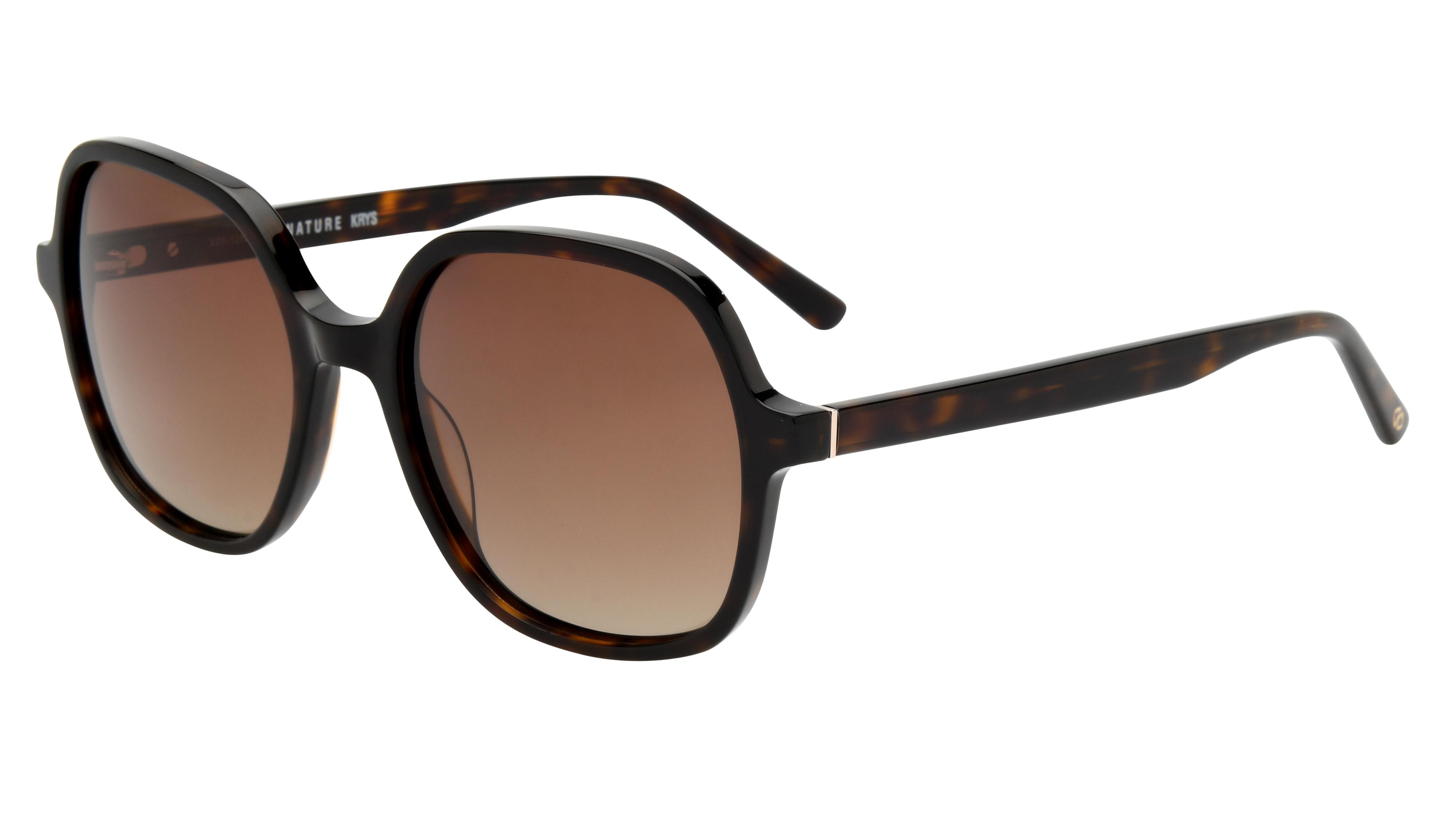 Lunettes de soleil Signature Krys Femme Écaille Carré Skj2529-D Trois-Quart